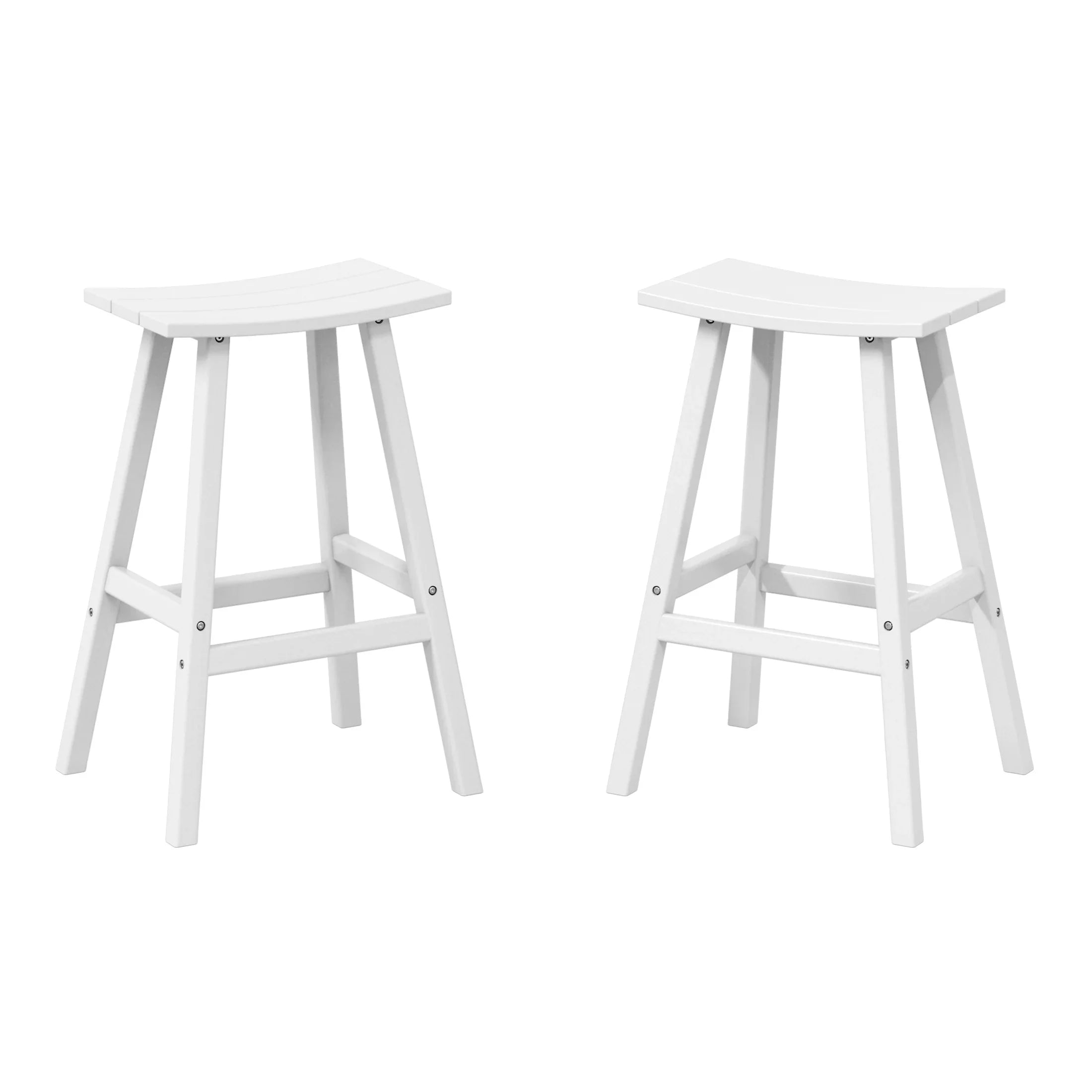 Paradise 2 piece set of 29" height Outdoor / Patio Saddle bar stools