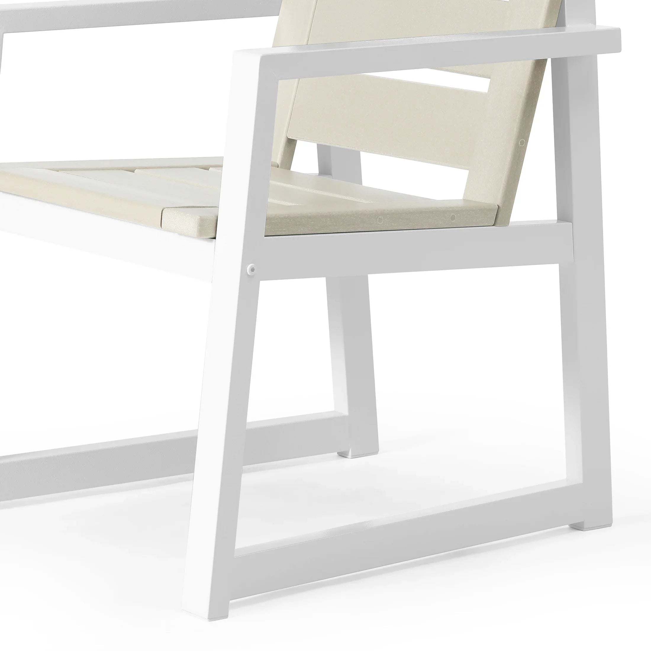Stinson HDPE Outdoor Patio Dining Arm Chair