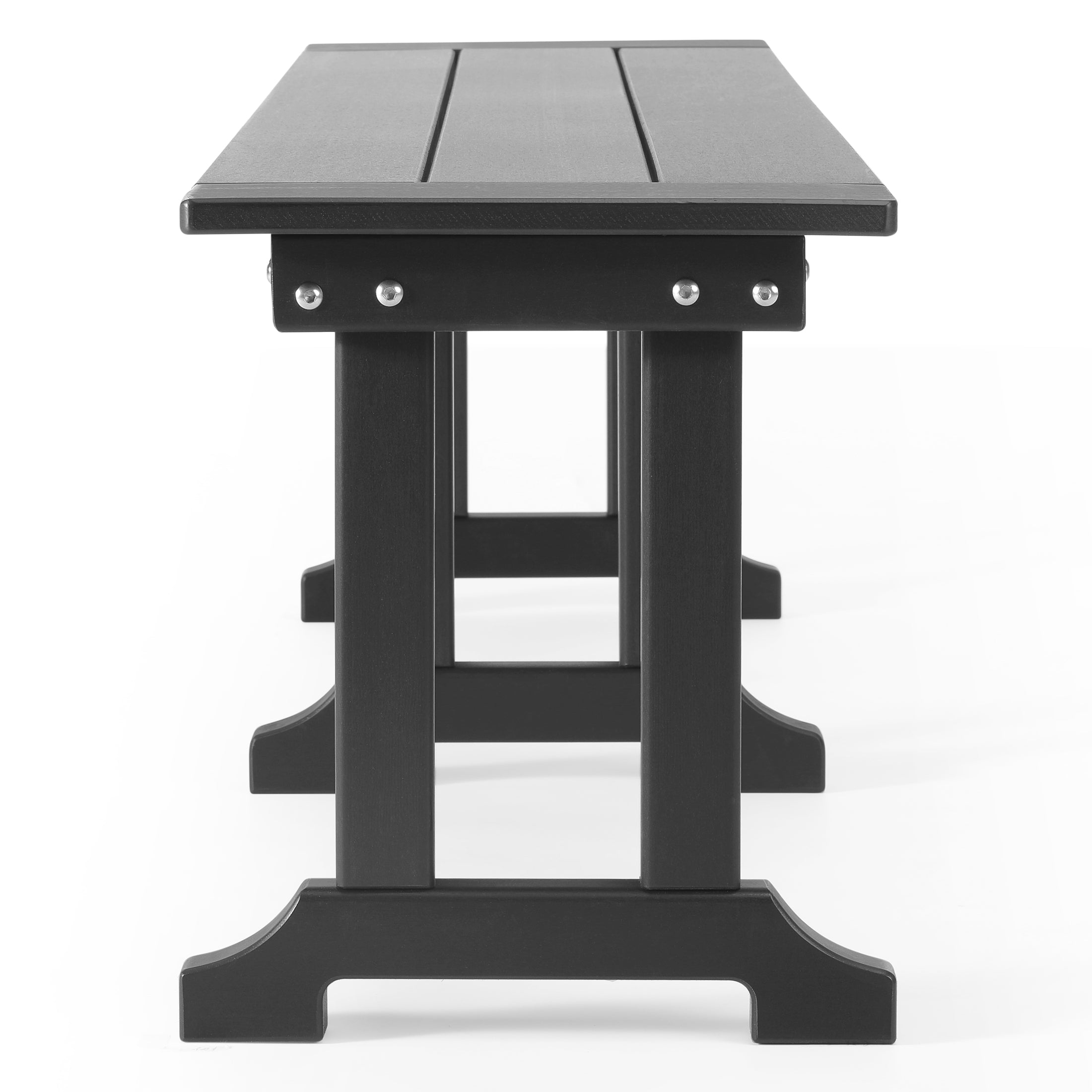 Paradise 65" Outdoor Patio Trestle Dining Bench