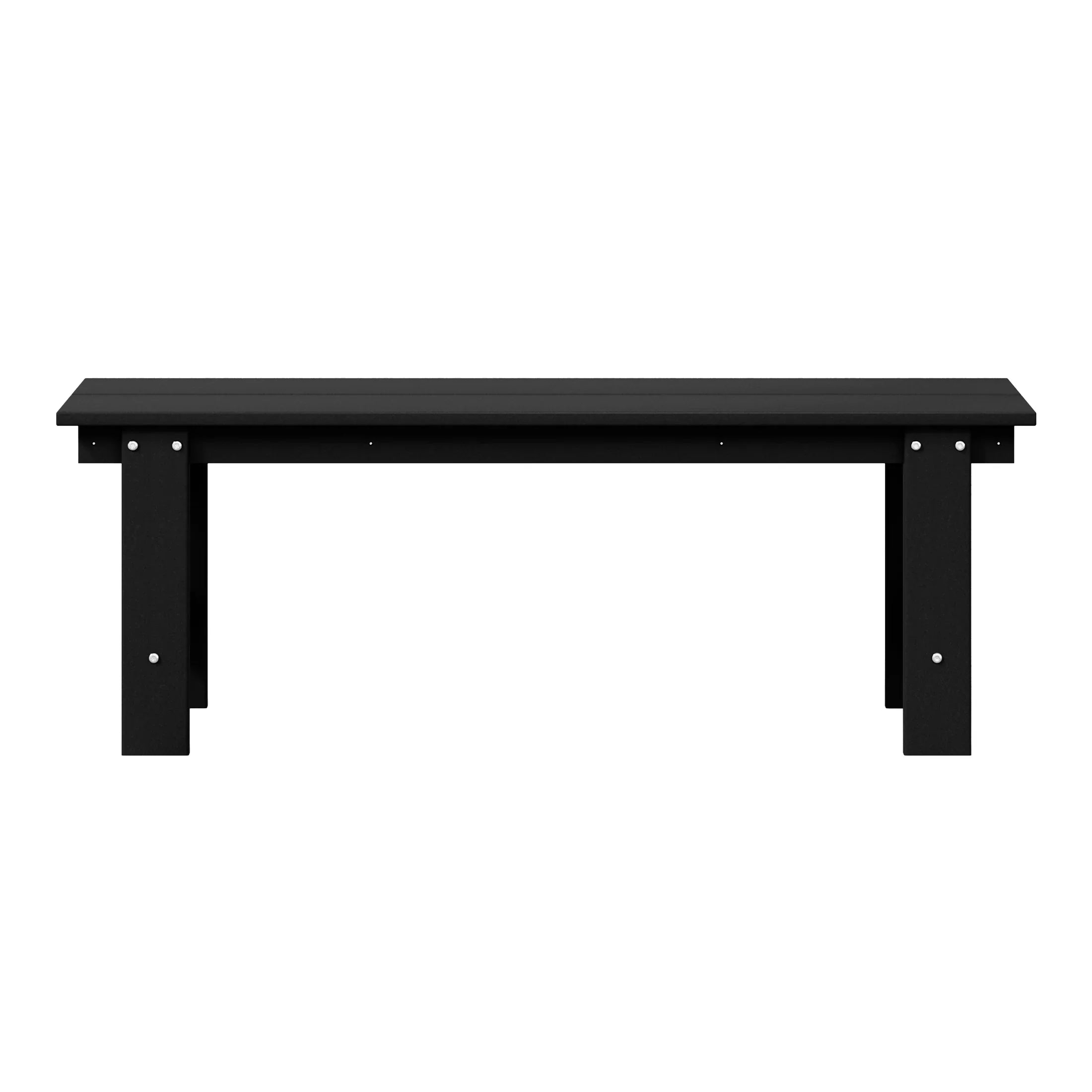 Palms Outdoor HDPE 48" Modern Backless Patio Bench