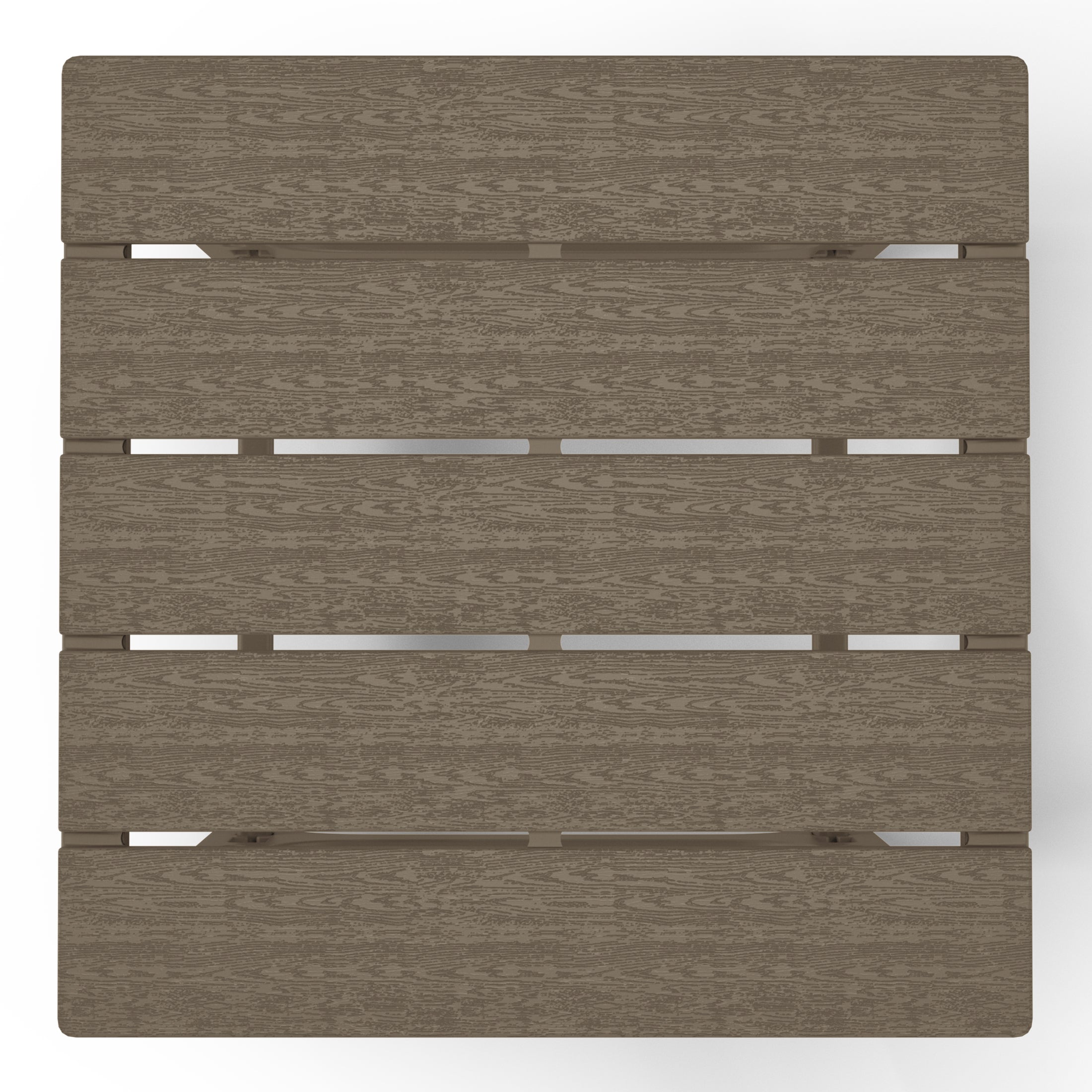 Cayman Outdoor 18" HDPE Square Adirondack Patio Side Table