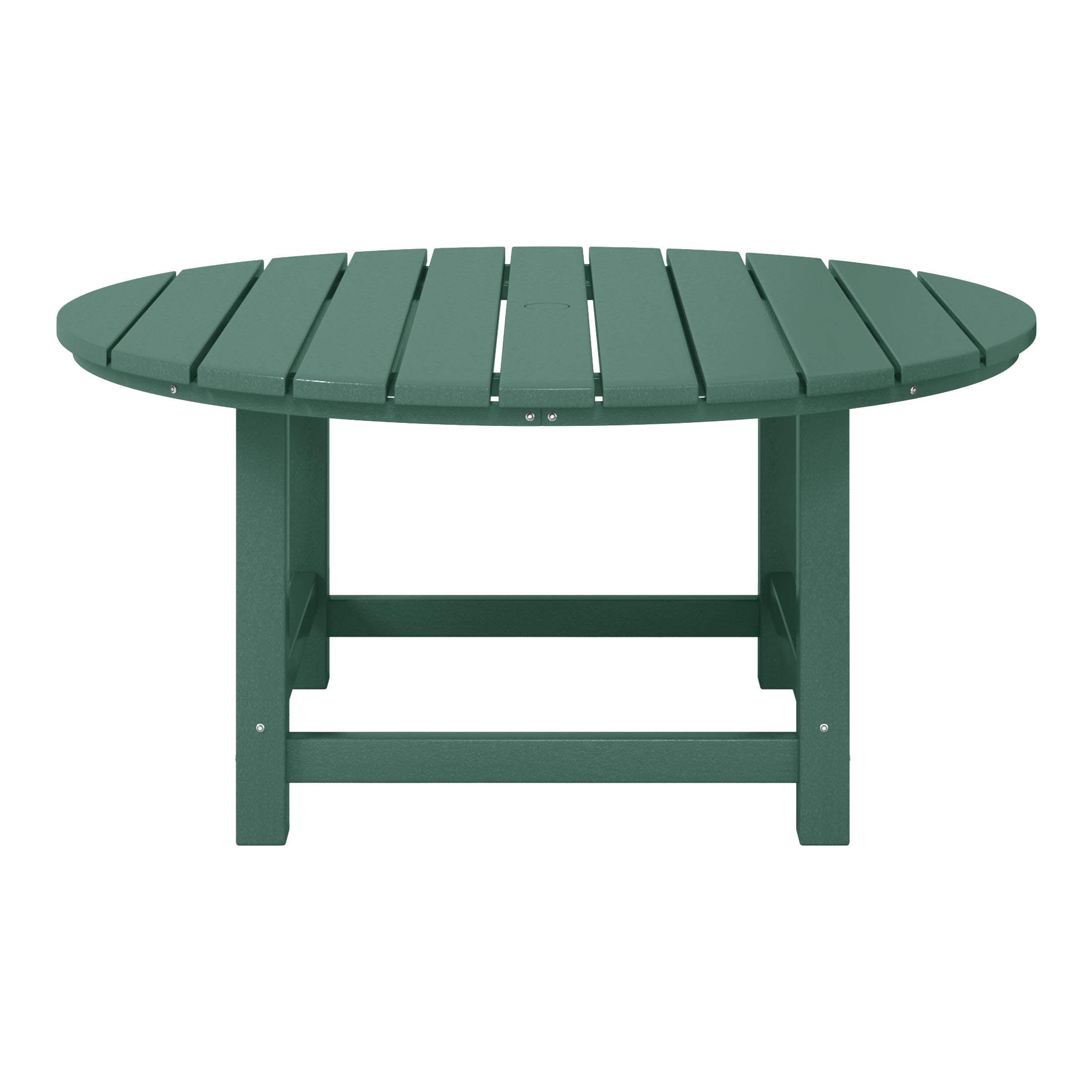 Paradise Low Outdoor HDPE Round Patio Coffee Table