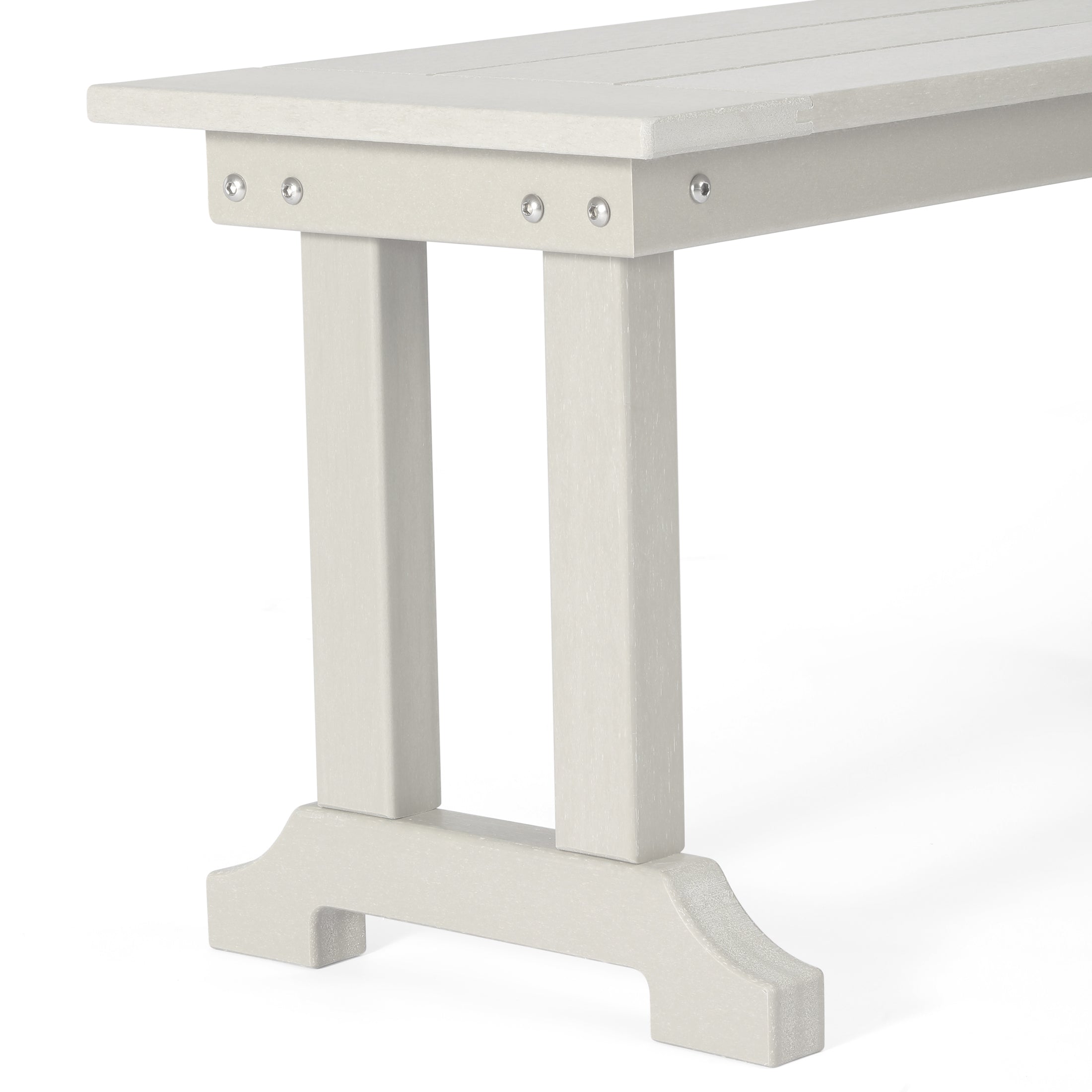 Paradise 65" Outdoor Patio Trestle Dining Bench