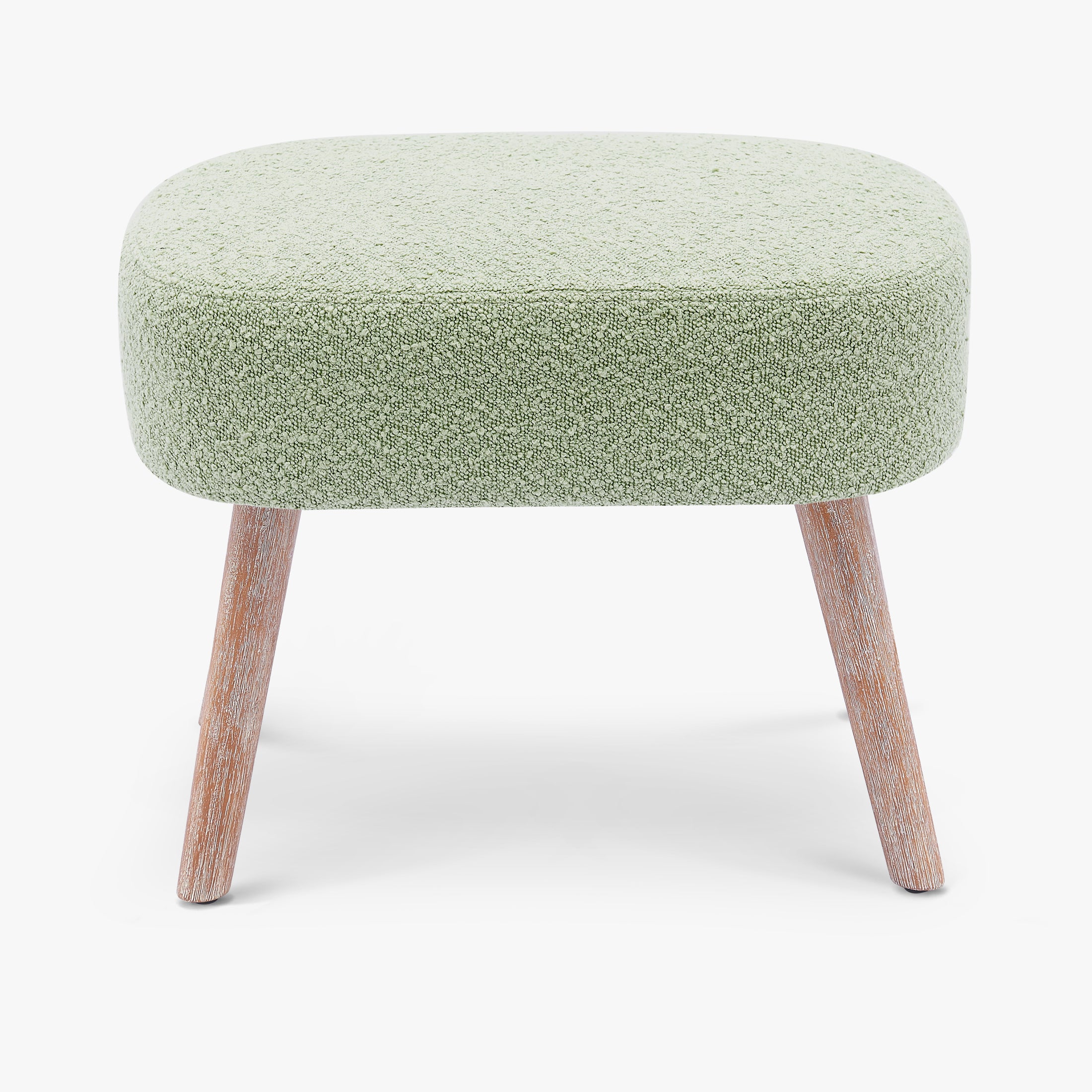 Amélie 21" Wide Square Upholstered Cushion Ottoman Foot Stool