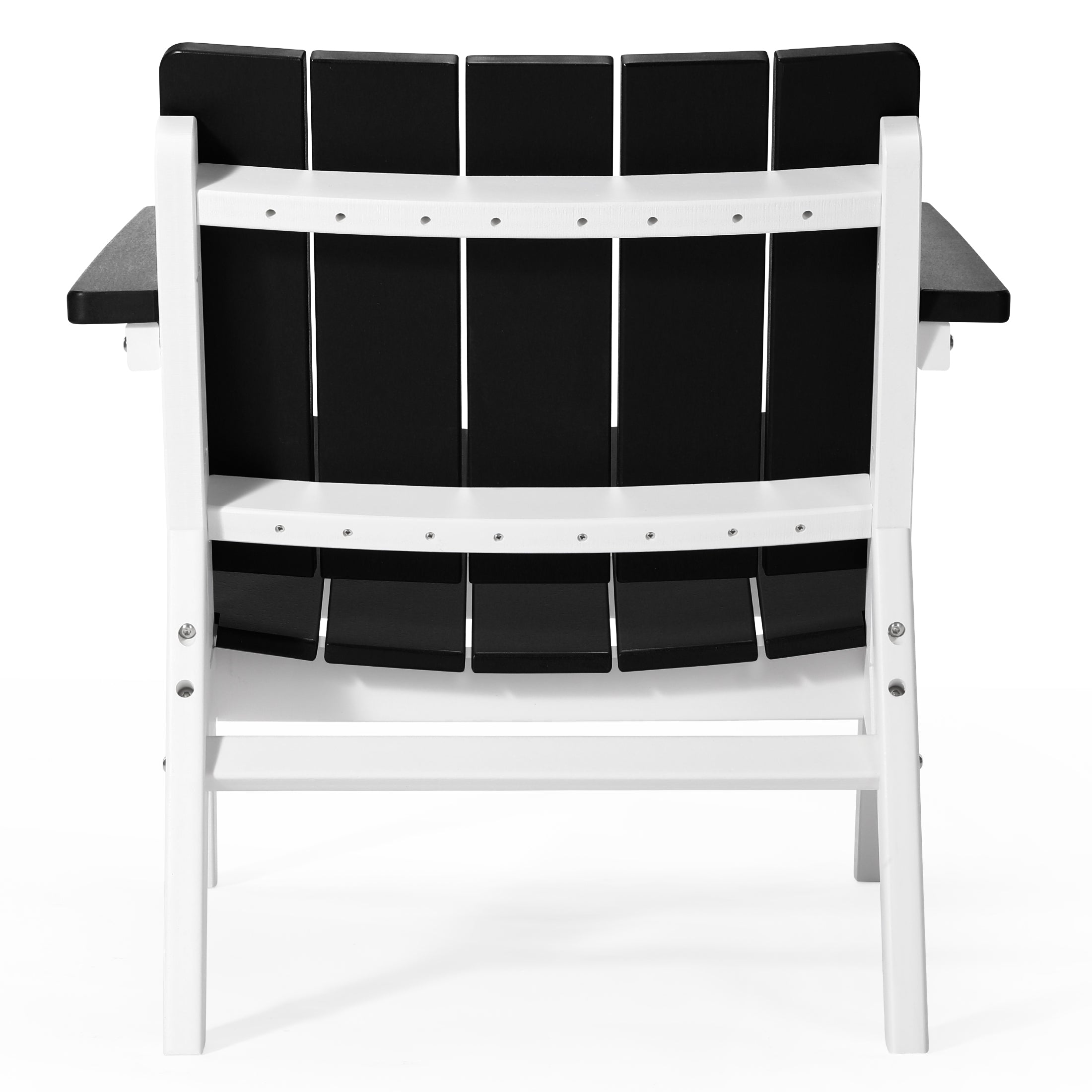 Seaside 3-Piece Outdoor HDPE Conversation Set with Deep Seating Chairs and Round Side Table