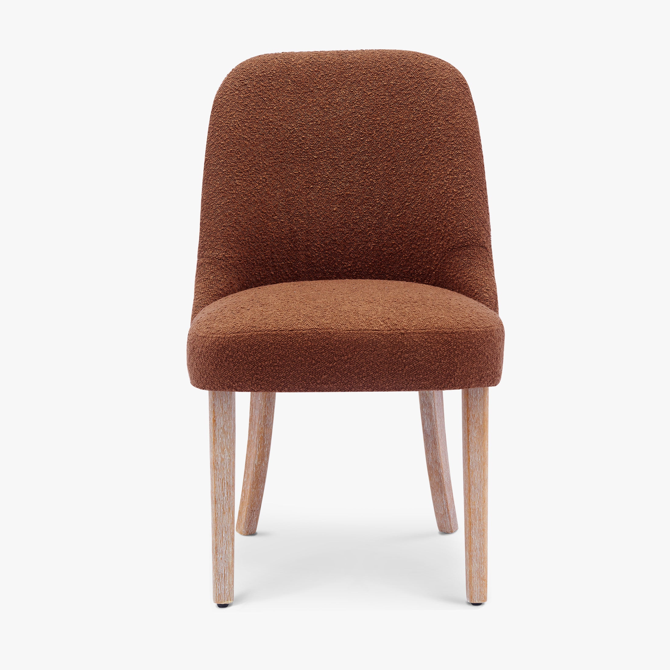 Amélie Mid-Century Modern Upholstered Boucle Dining Chair