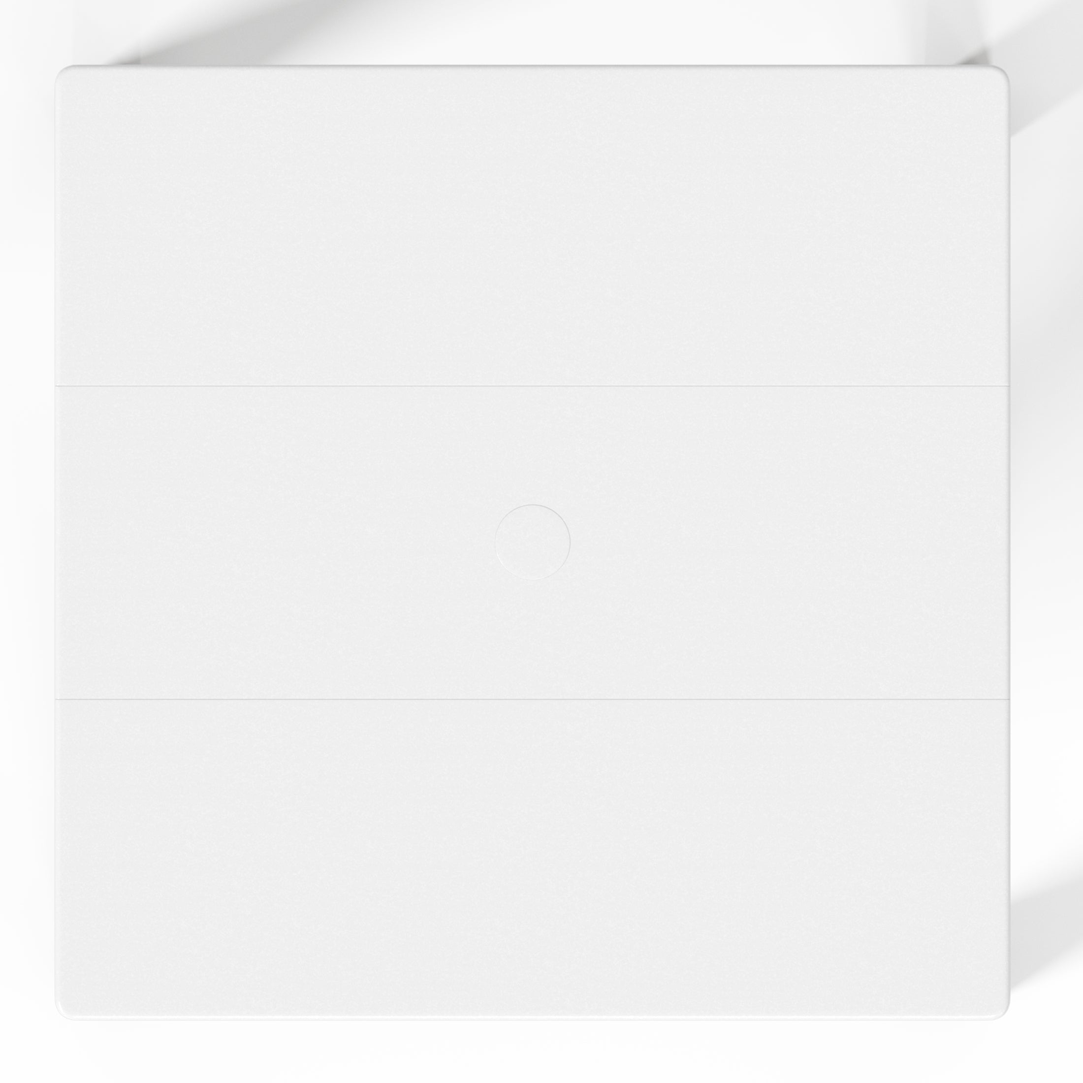 Playhouse Kids 24" Wide HDPE Plastic Childrens Square Dinner Table