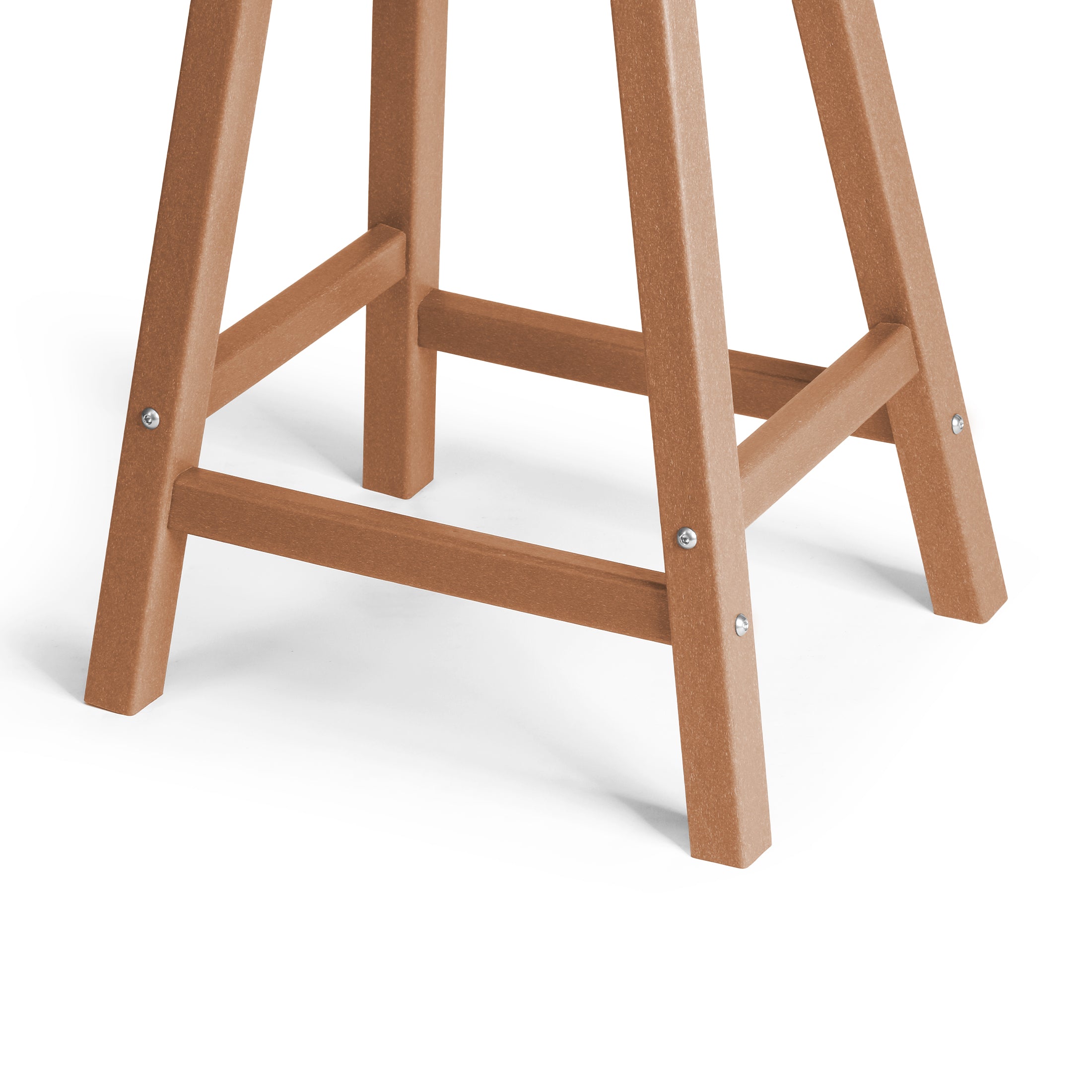 Paradise 24" HDPE Outdoor Patio Counter Height Bar Stools (Set of 2)