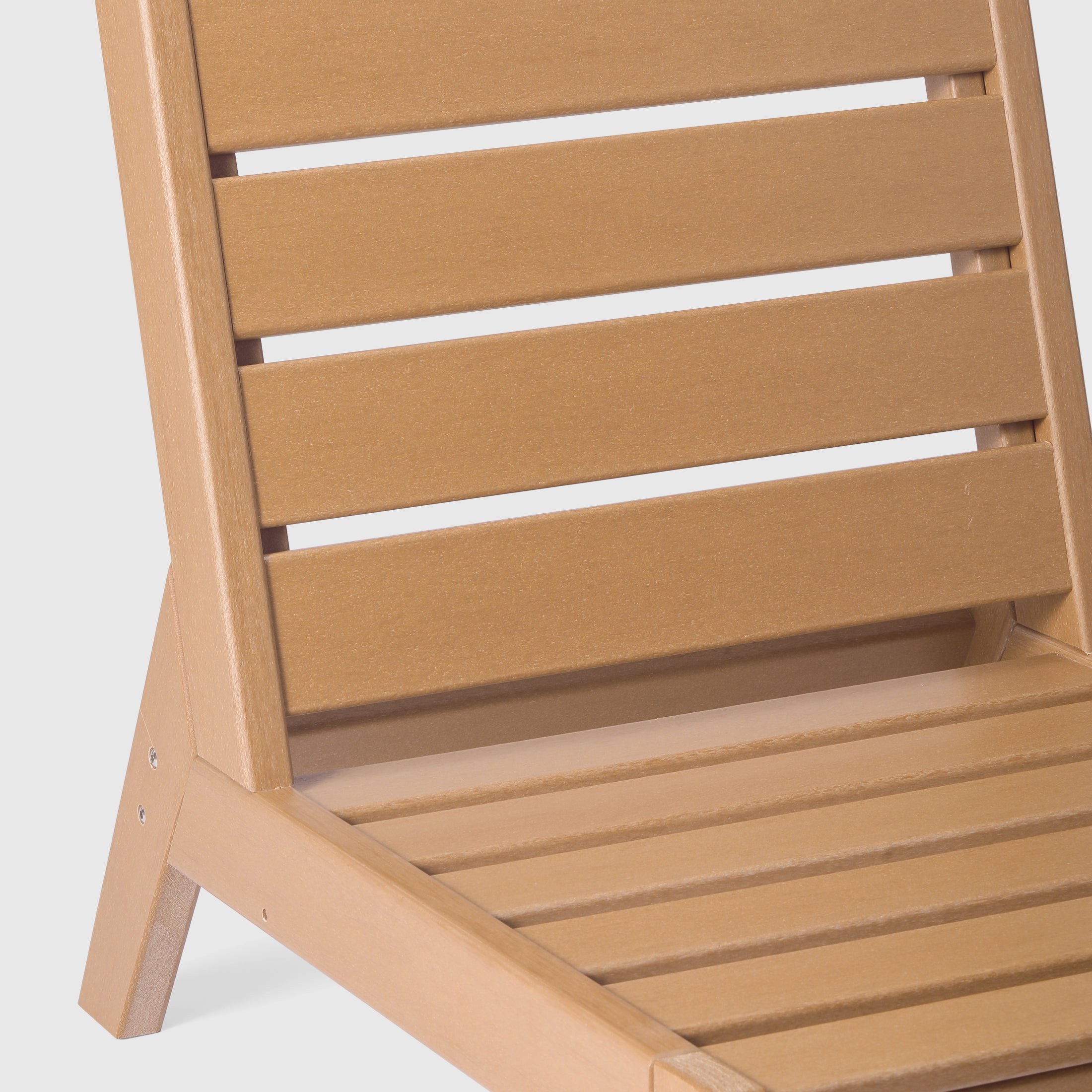 Portsmouth Outdoor HDPE Deep Seating Modular Armless Patio Chair