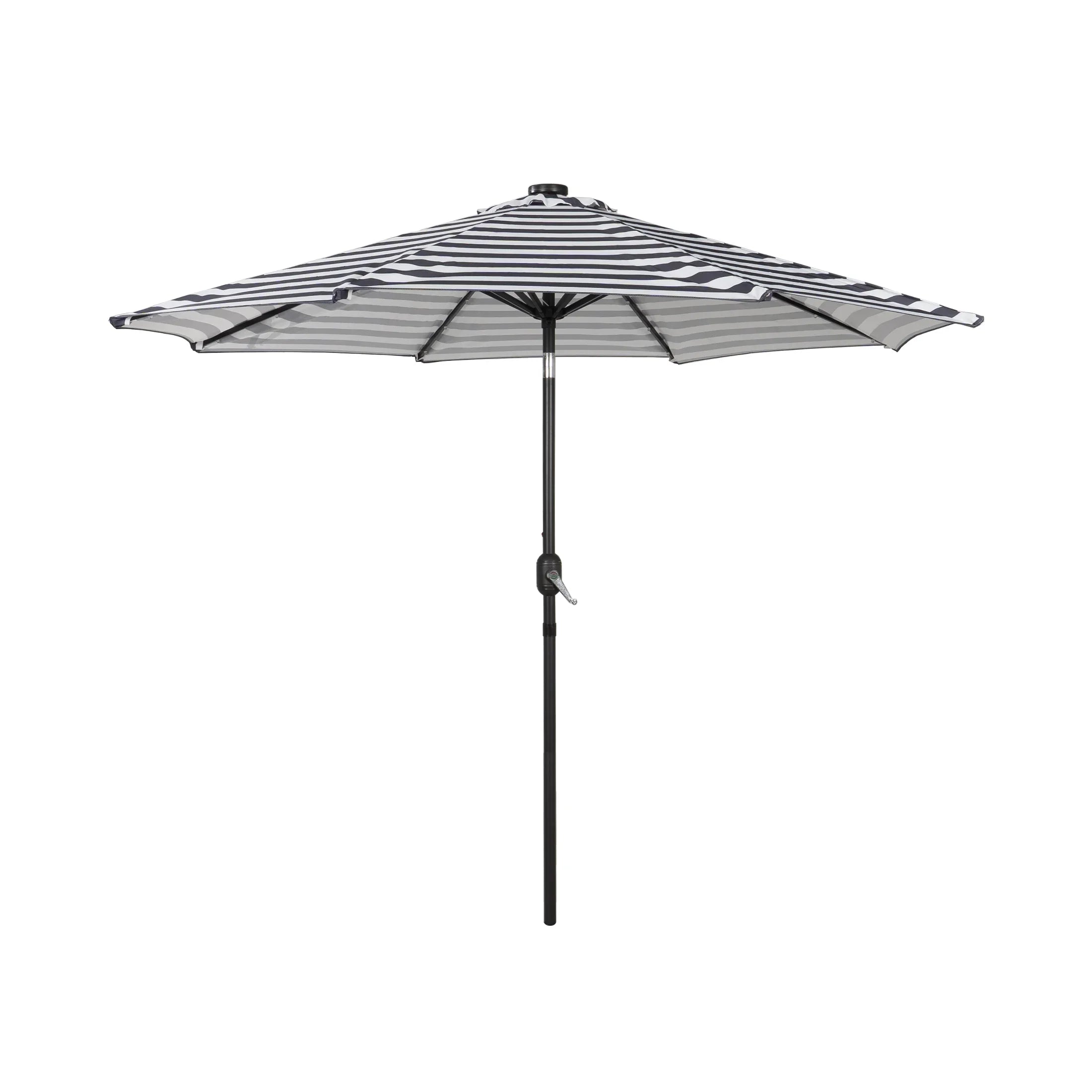 Westlake 9 ft. Patio Solar Power LED lights Market Umbrella