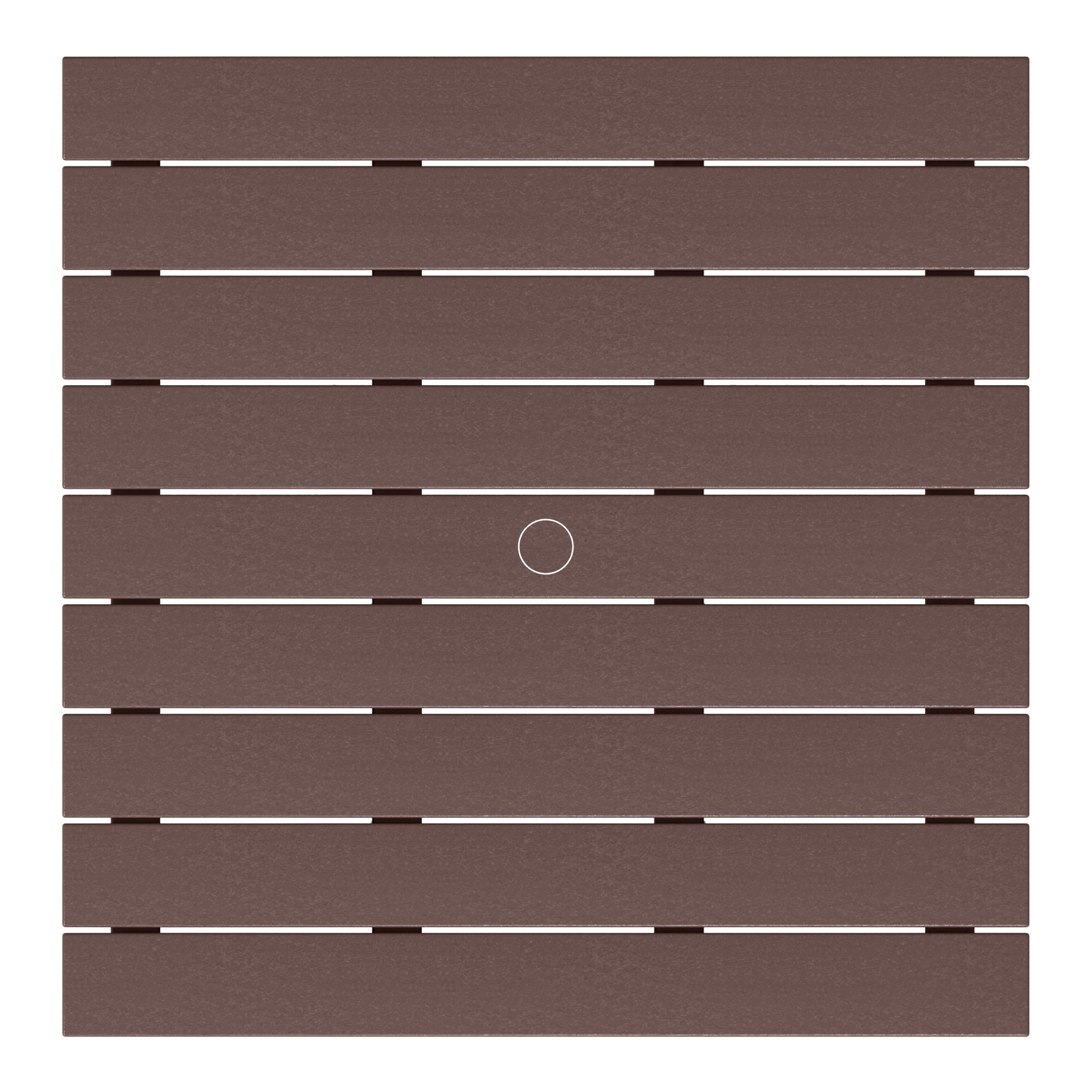 Paradise Kids 5-Piece HDPE Outdoor Square Patio Dining Table and Chairs Set