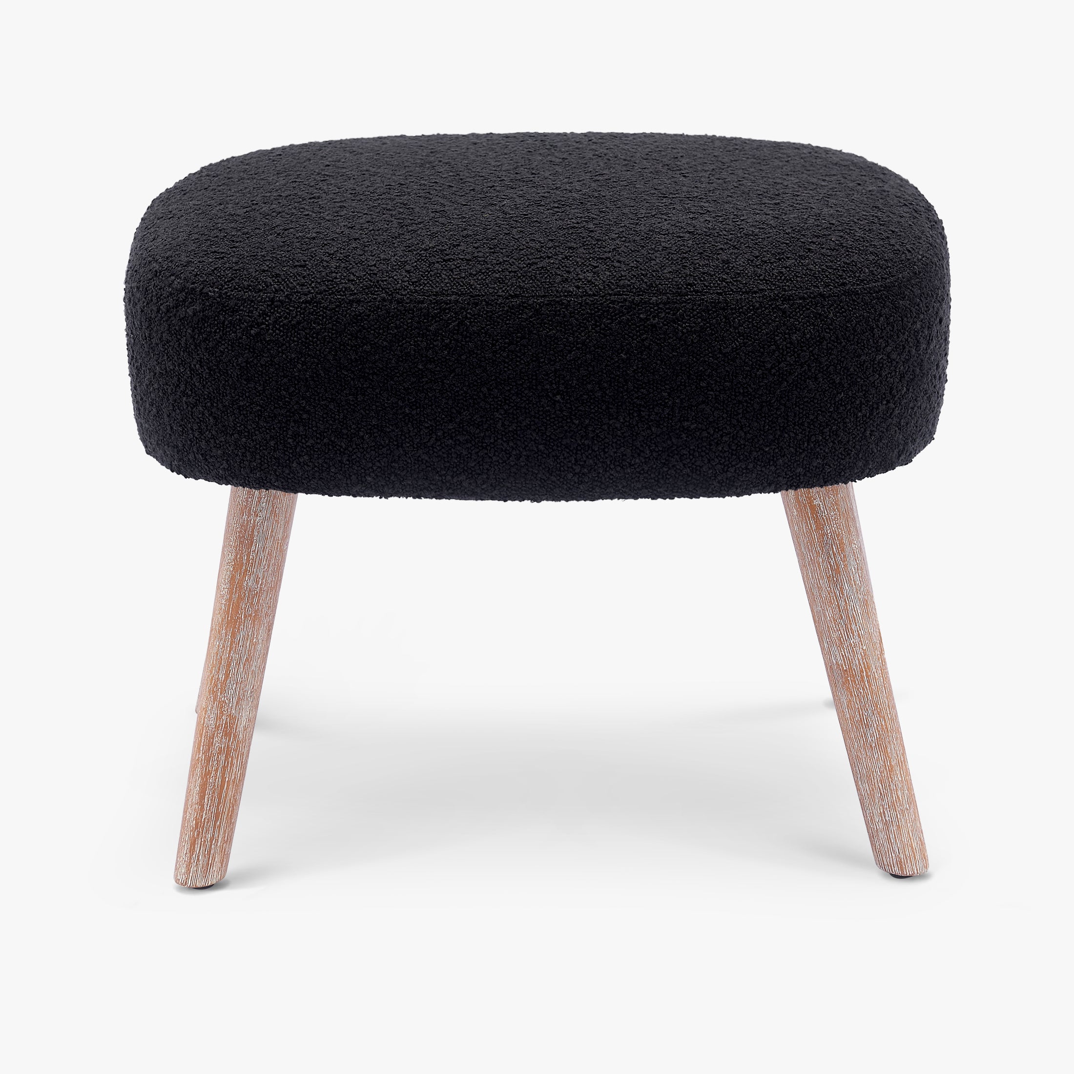 Amélie 21" Wide Square Upholstered Cushion Ottoman Foot Stool