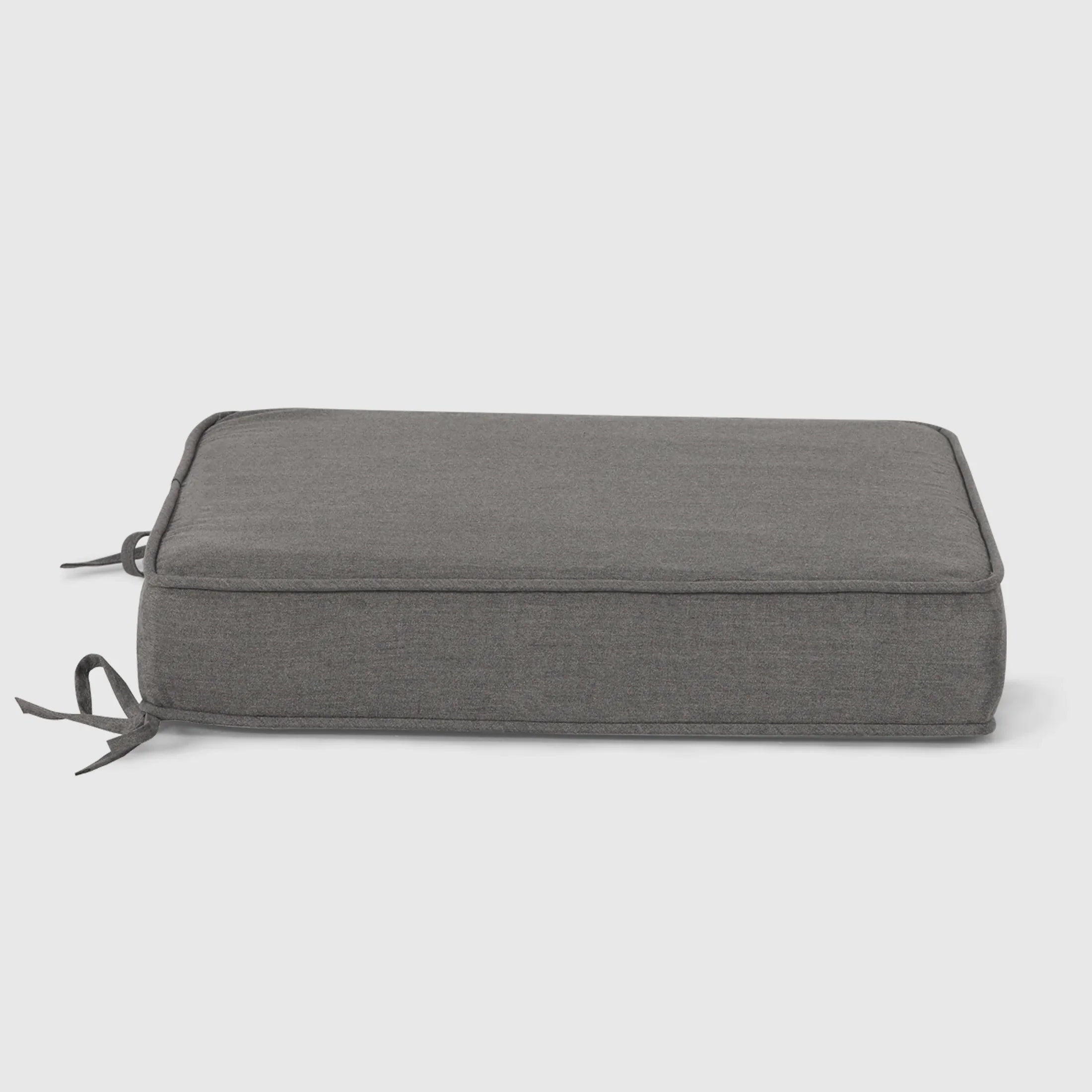 Harmony Outdoor Patio Furniture Seat Chair Square Cushions with Piping. Set of 2, 20" x 19"