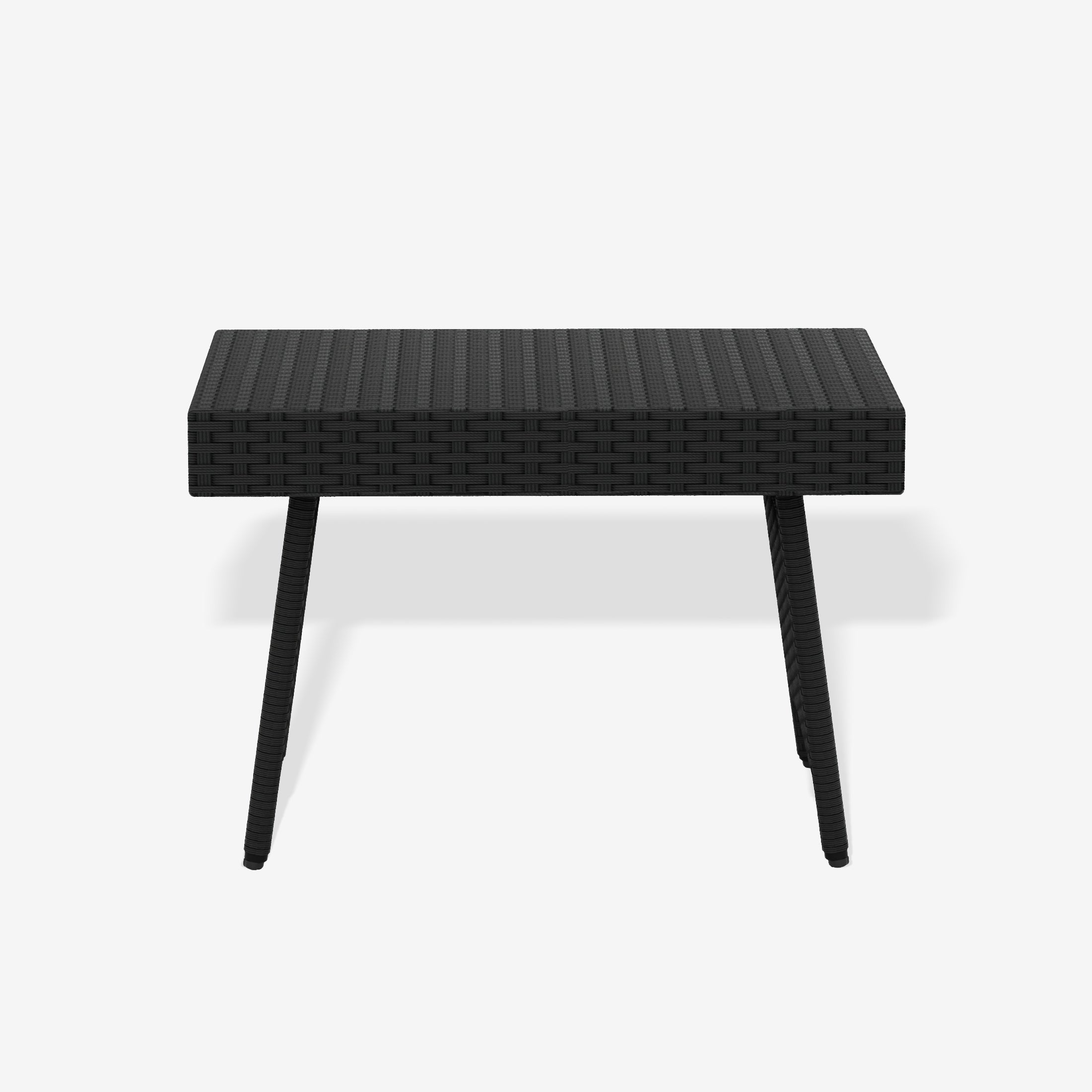Wynston Plastic Rattan Wicker Outdoor Patio Side Table