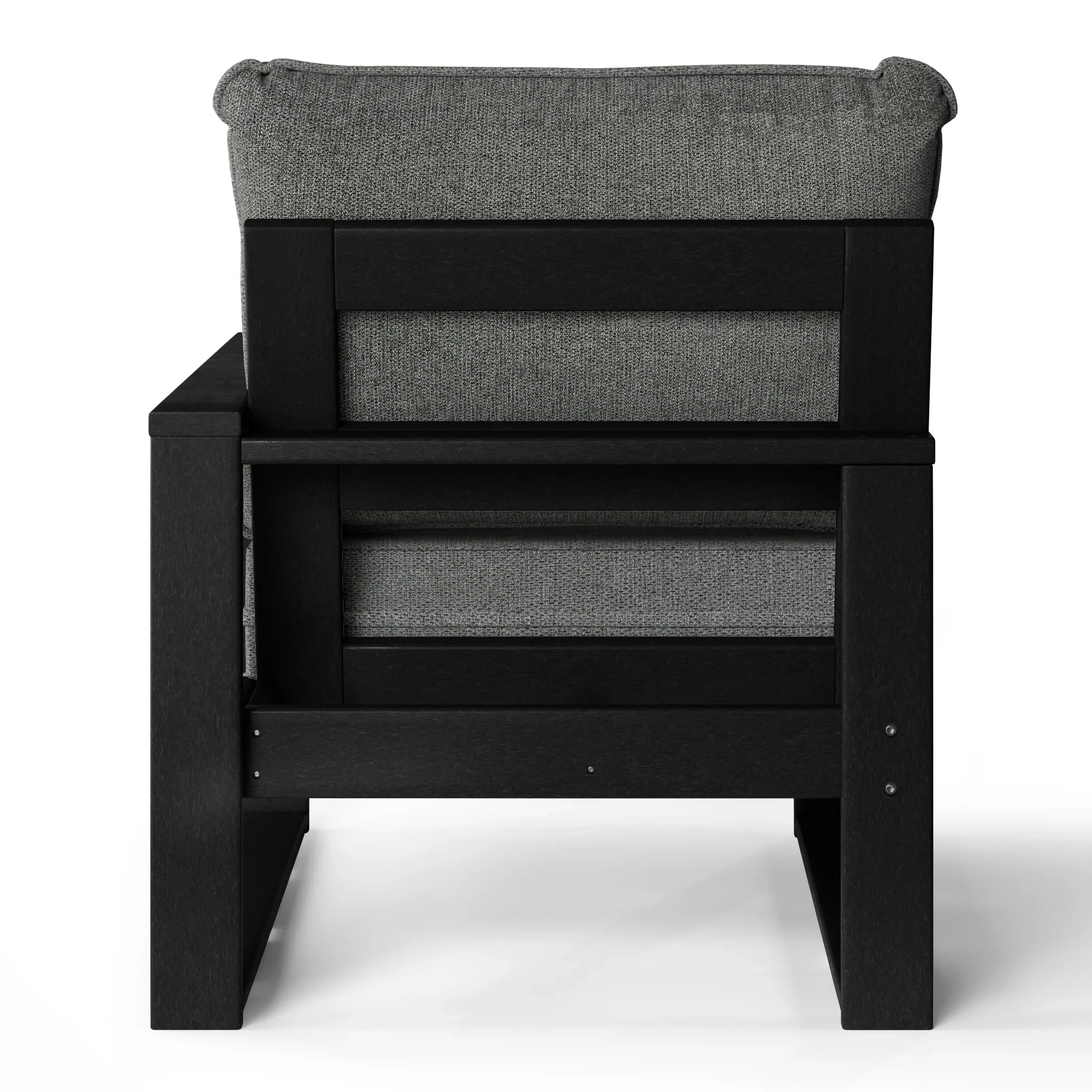 Rockaway Outdoor Patio HDPE Right Arm Facing Sectional Corner Chair with Patio Cushions