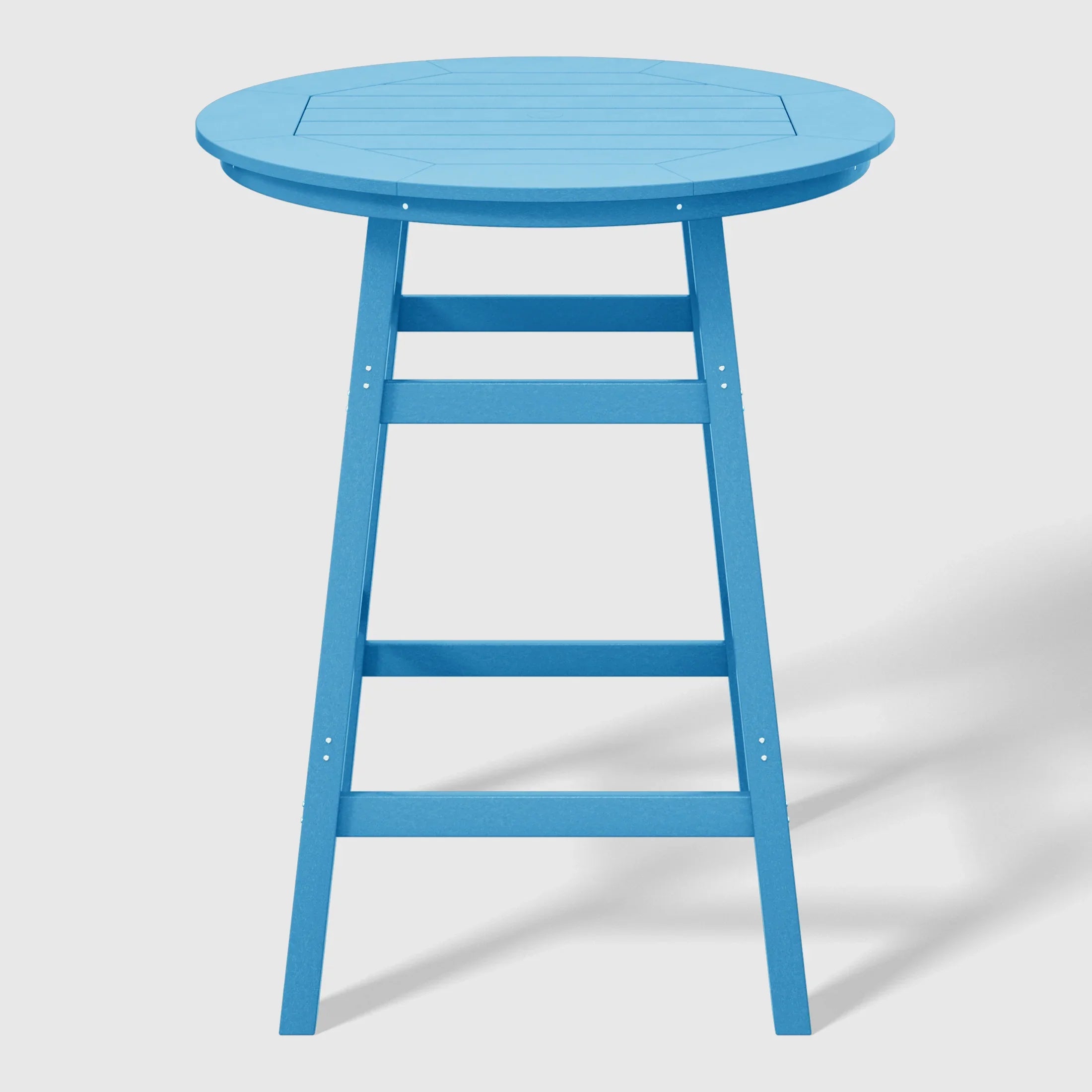 Paradise Outdoor 35" HDPE Round Patio Bar Height Table