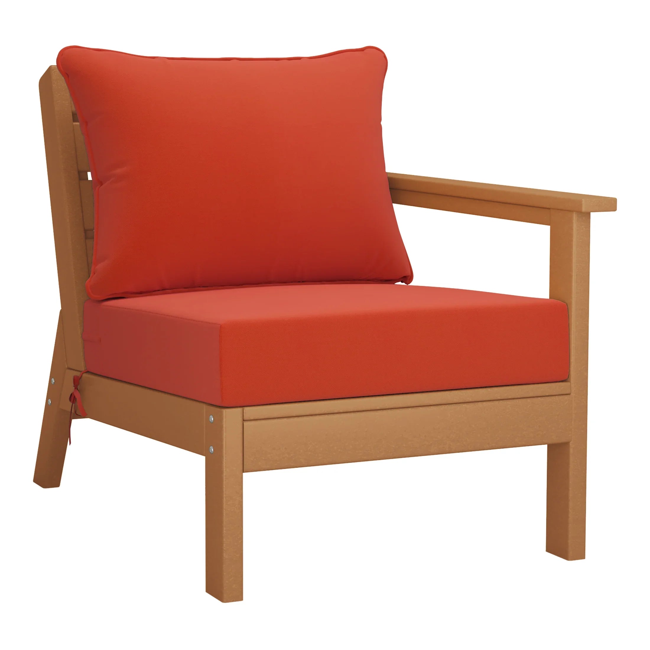 Portsmouth Outdoor Patio HDPE Sectional Sofa with Patio Cushions