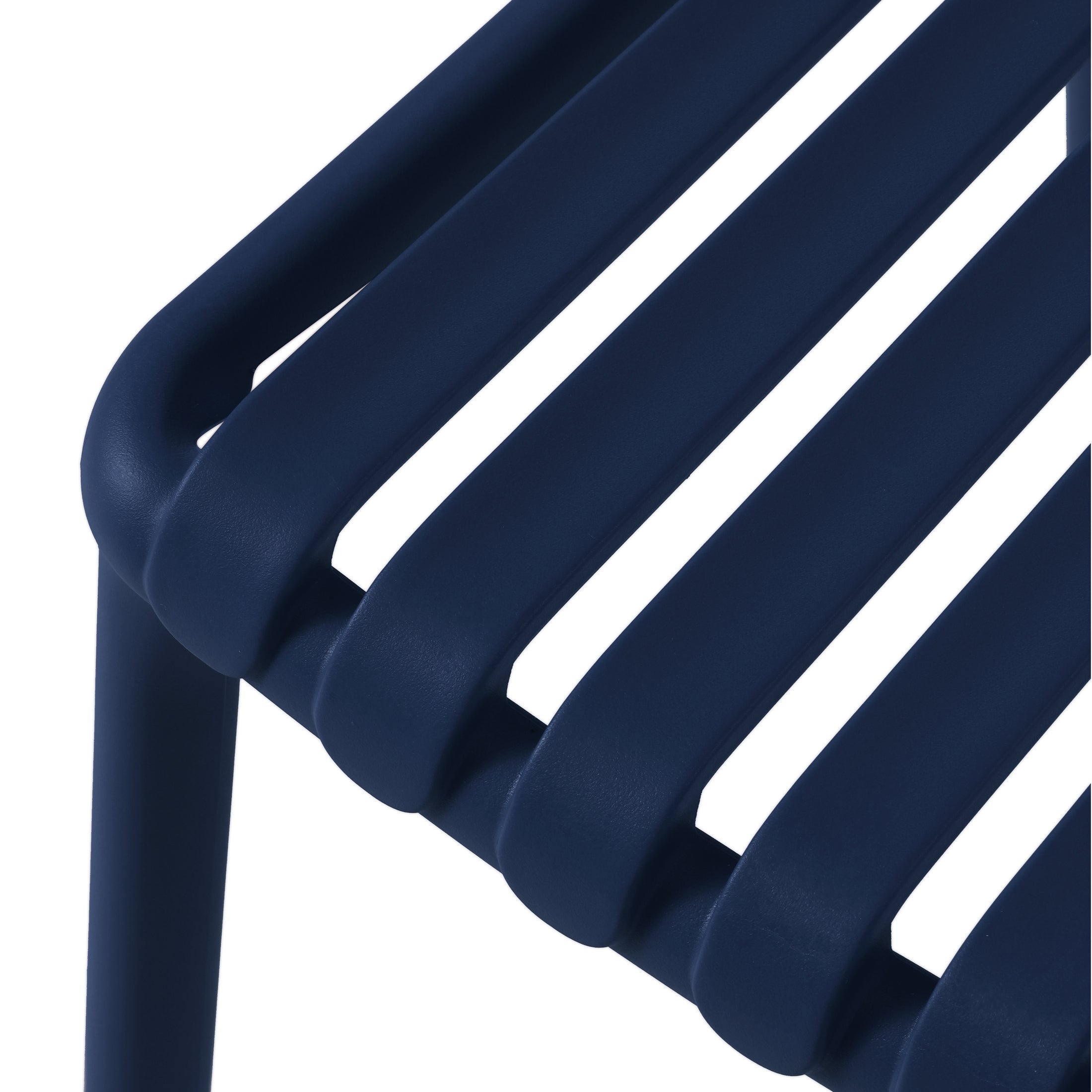 Sunshine Outdoor Stackable Polypropylene Plastic Dining Side Chairs (Set of 2)