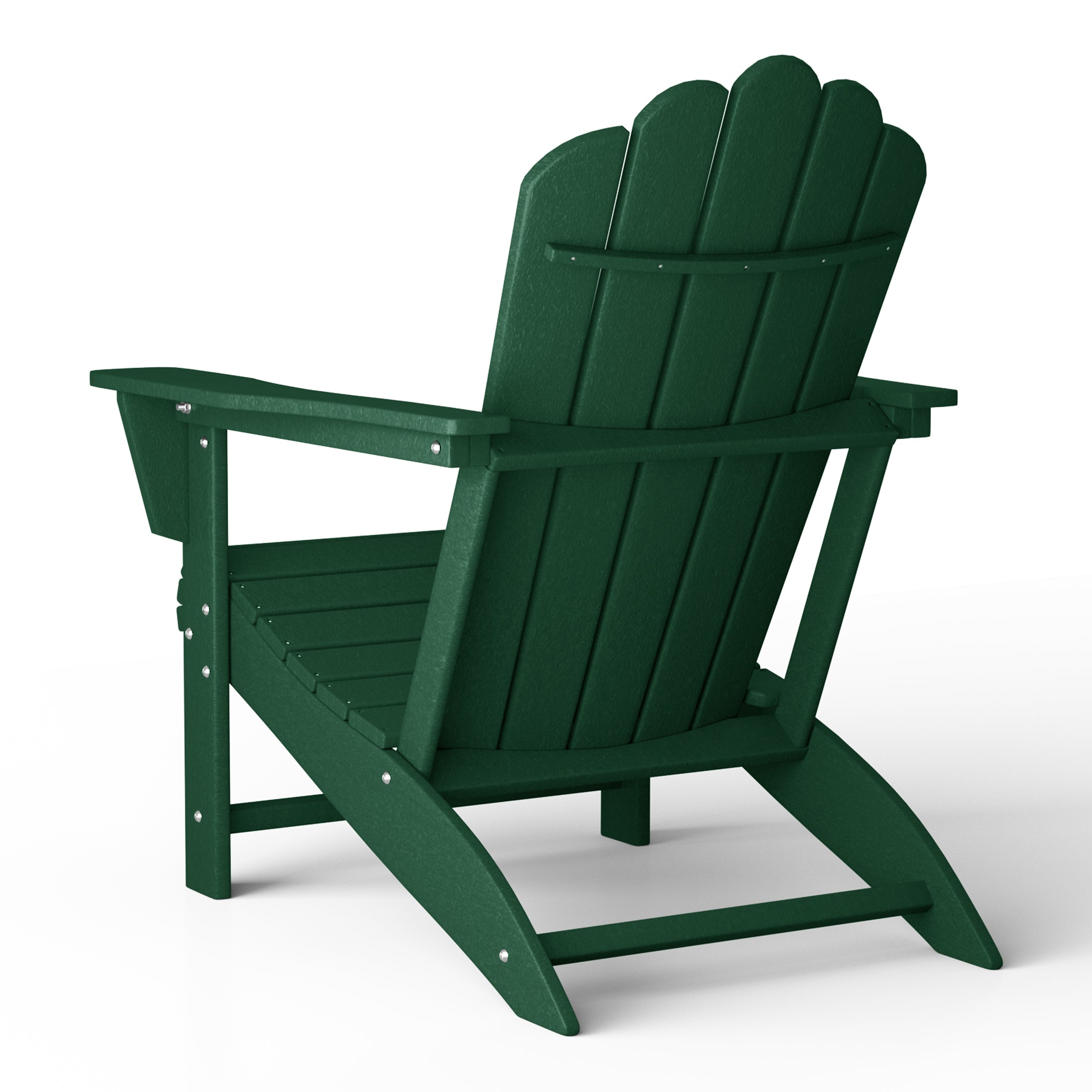 Lakeview Outdoor Patio HDPE Adirondack Chair With Cup Holder