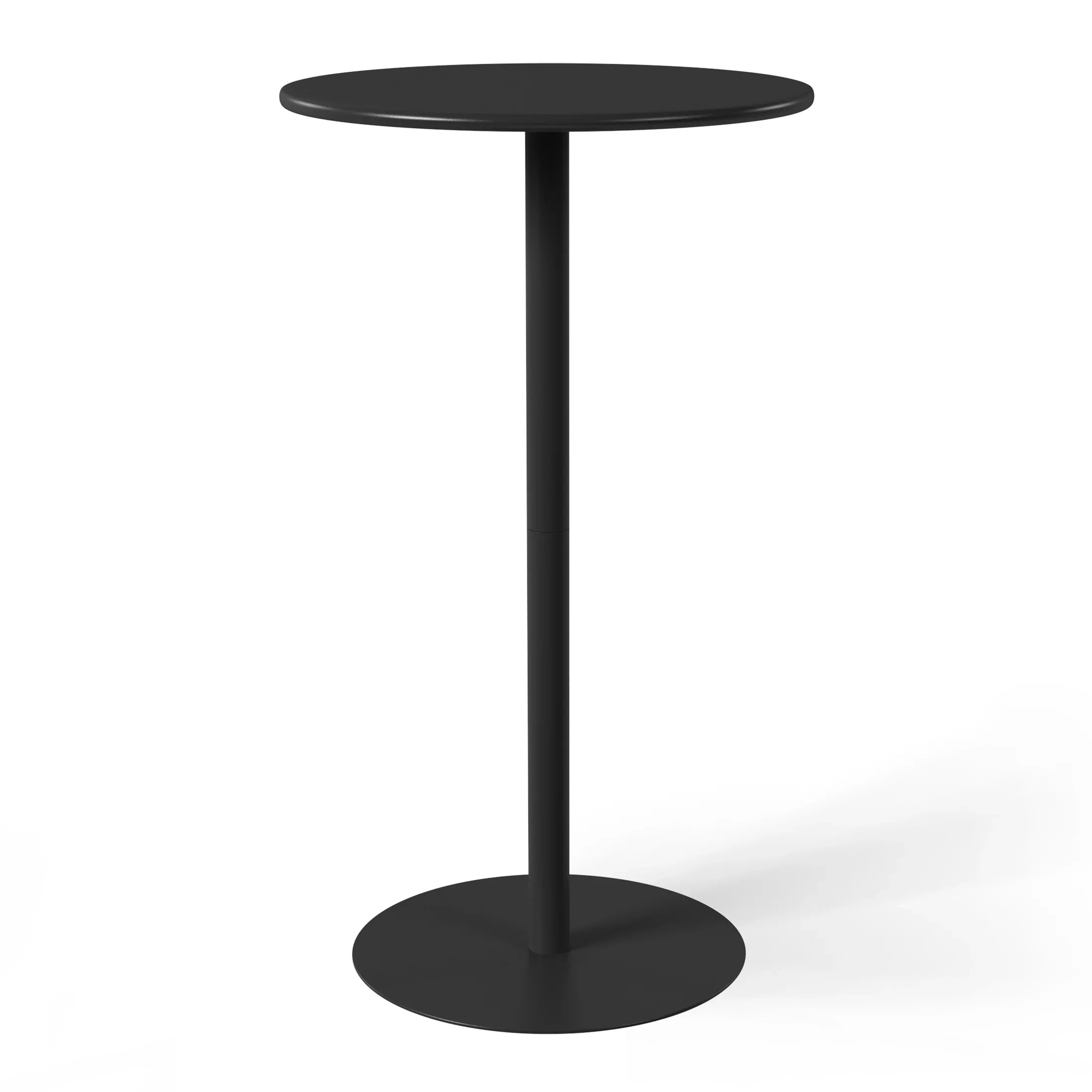 Sunshine 3-Piece Outdoor Adjustable Round Bar Height Patio Table Dining Set
