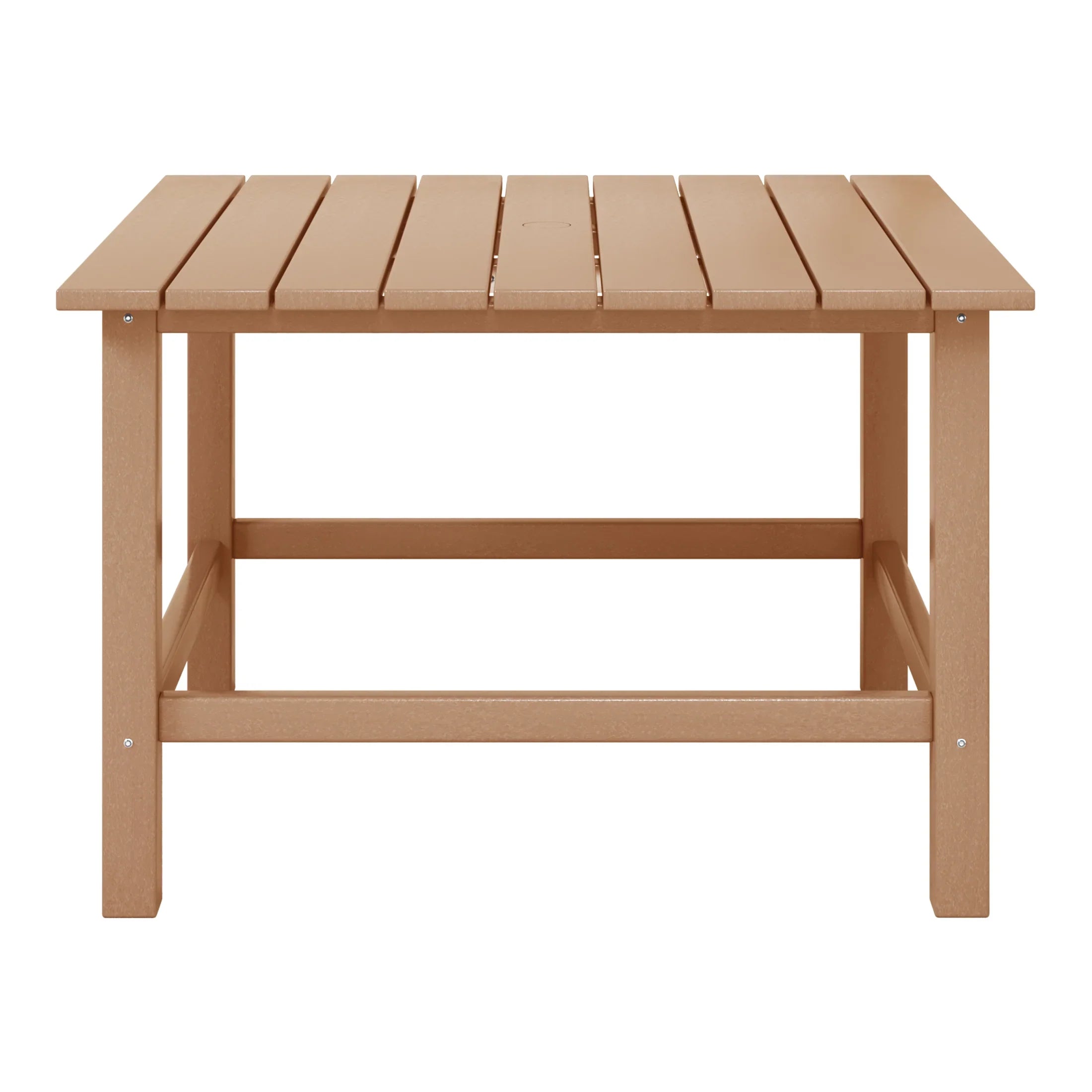 Paradise Kids Outdoor Patio Furniture HDPE 30" Wide Square Dining Table