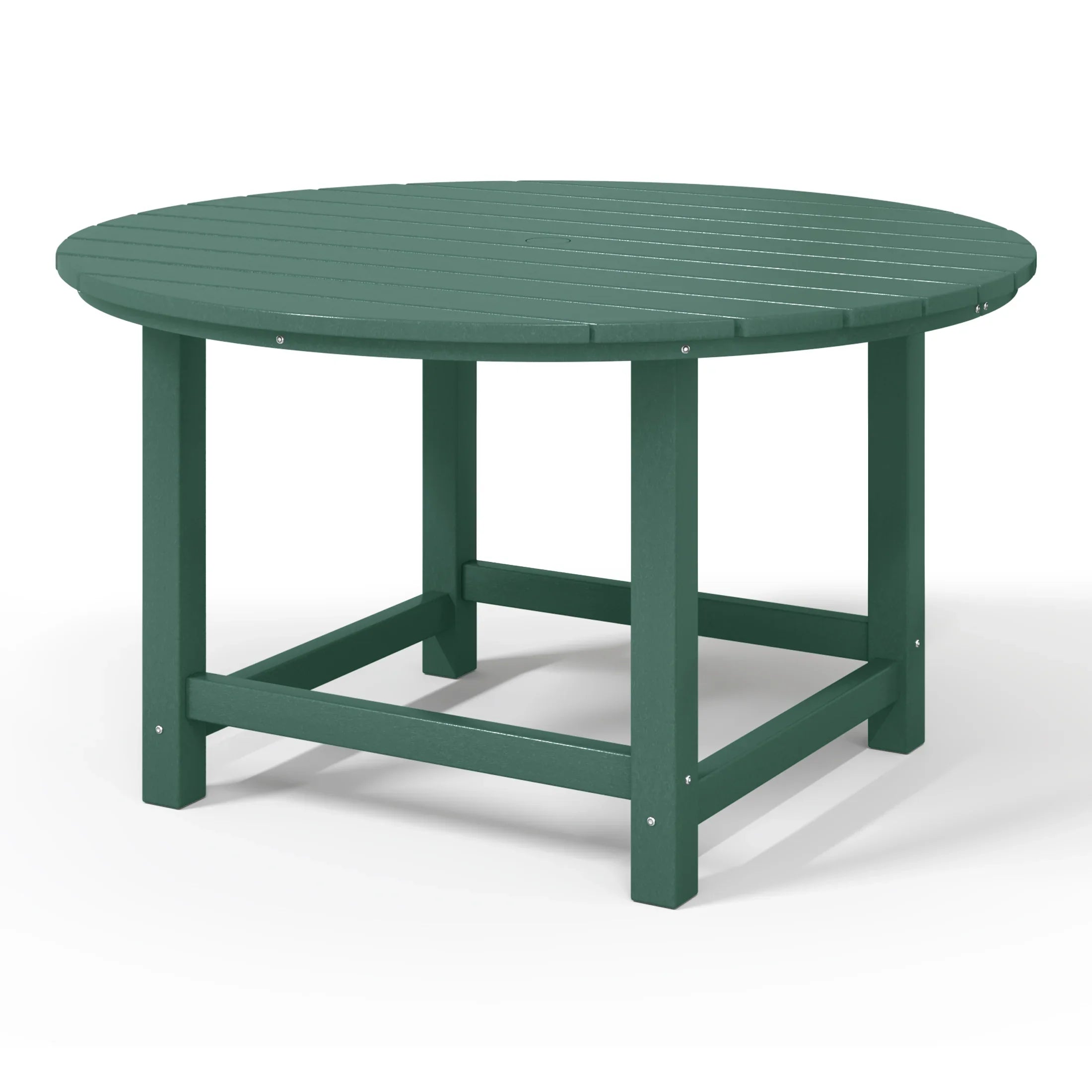 Paradise Kids Outdoor Patio Furniture HDPE 38" Wide Round Dining Table
