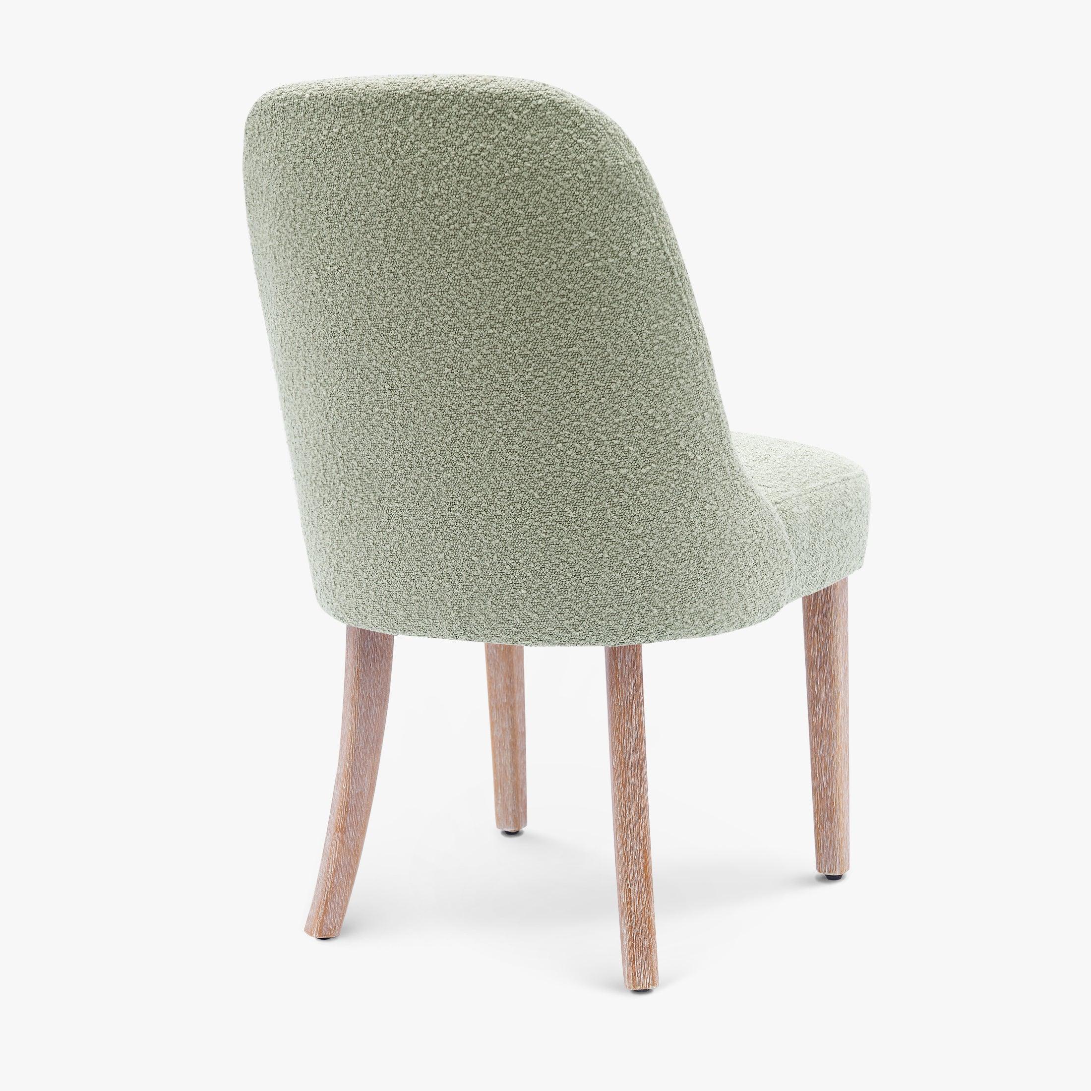 Amélie Mid-Century Modern Upholstered Boucle Dining Chair