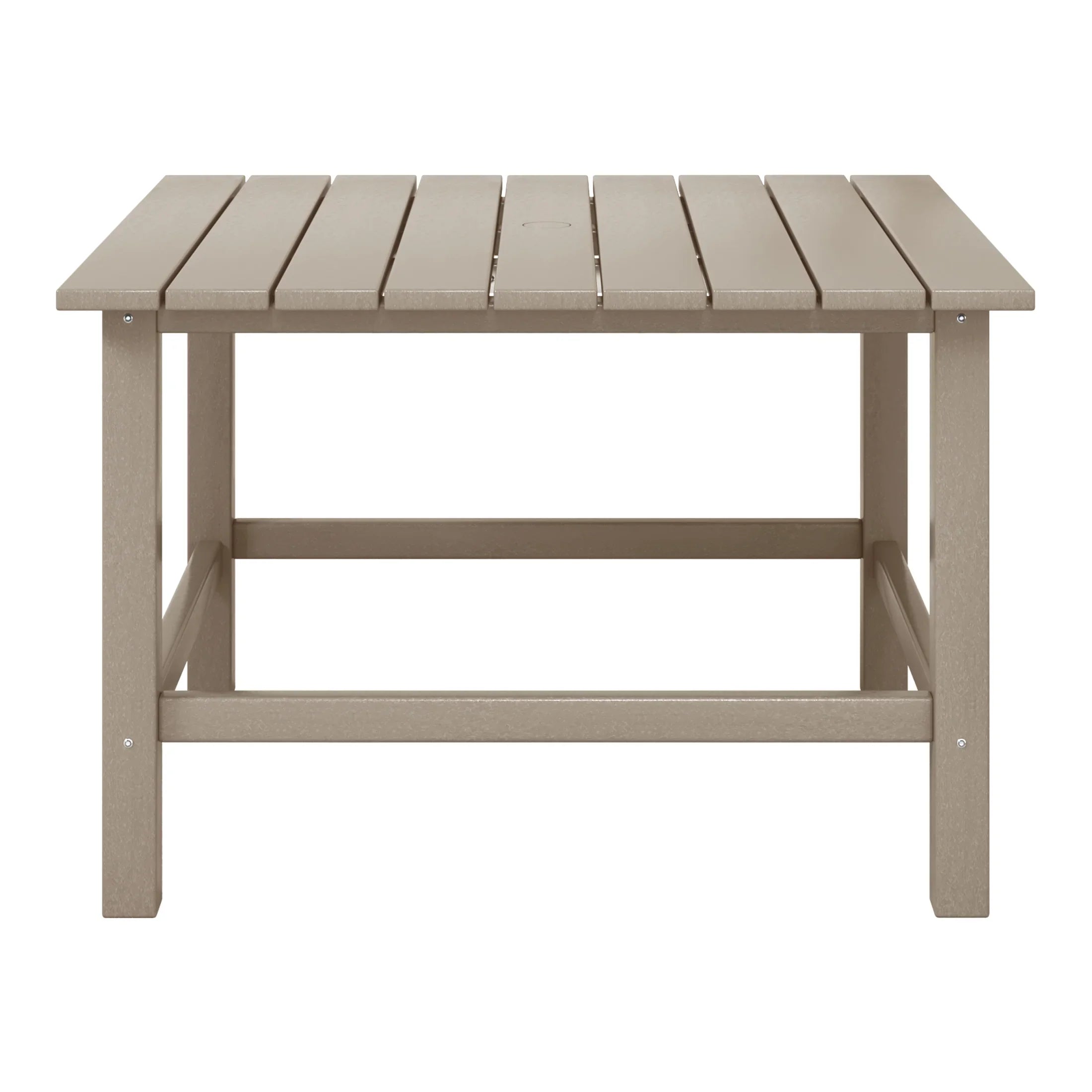 Paradise Kids Outdoor Patio Furniture HDPE 30" Wide Square Dining Table