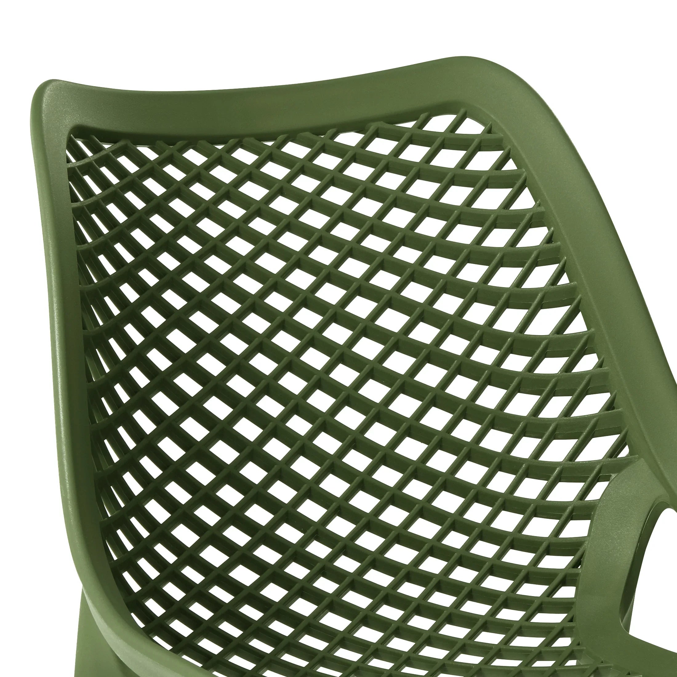 Sunshine 5-Piece Modern Round Patio Dining Table Set with Stackable Patio Dining Chairs