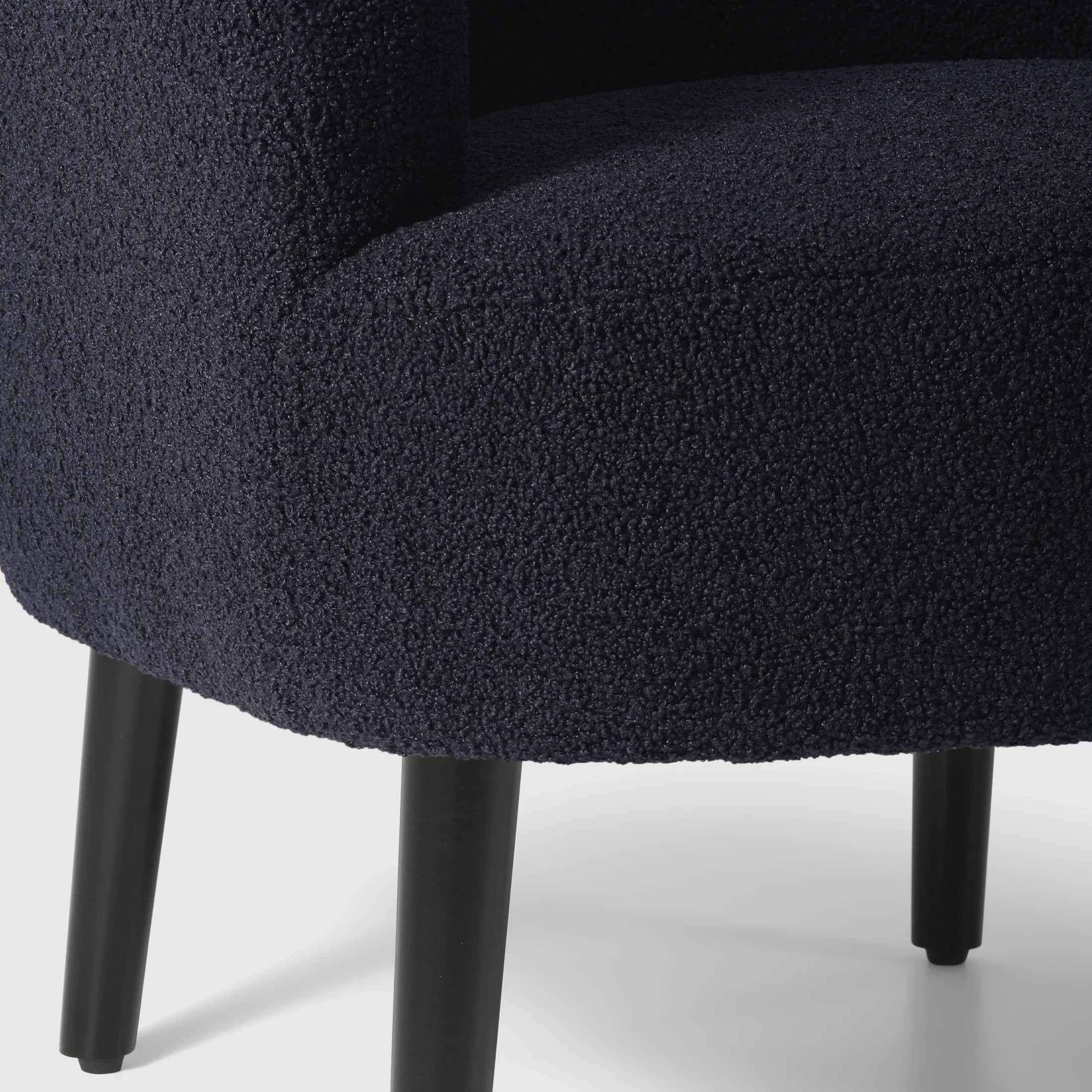 Celine 29" Wide Mid Century Modern Club Barrel Accent Armchair