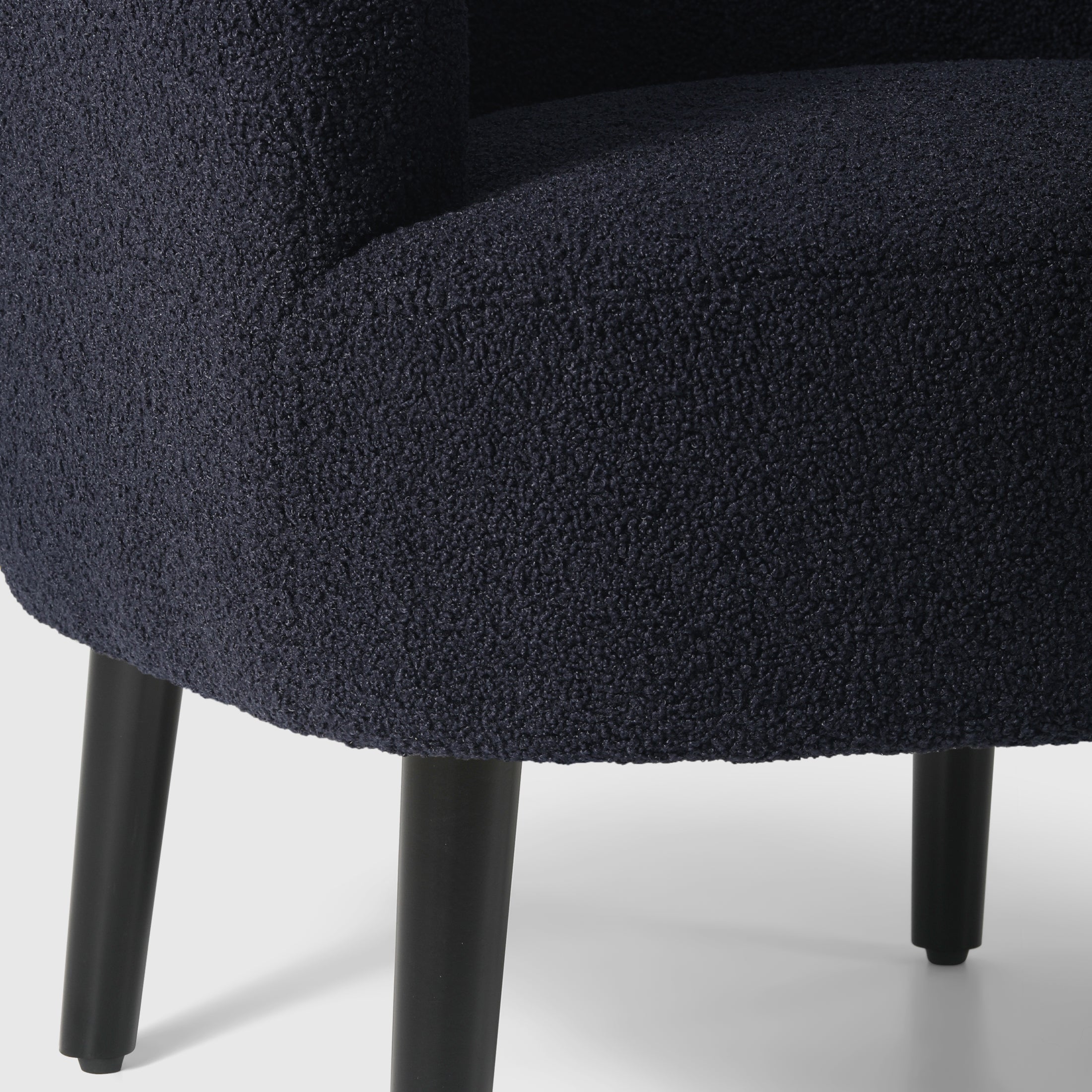 Celine 29" Wide Mid Century Modern Club Barrel Accent Armchair, Set of Two