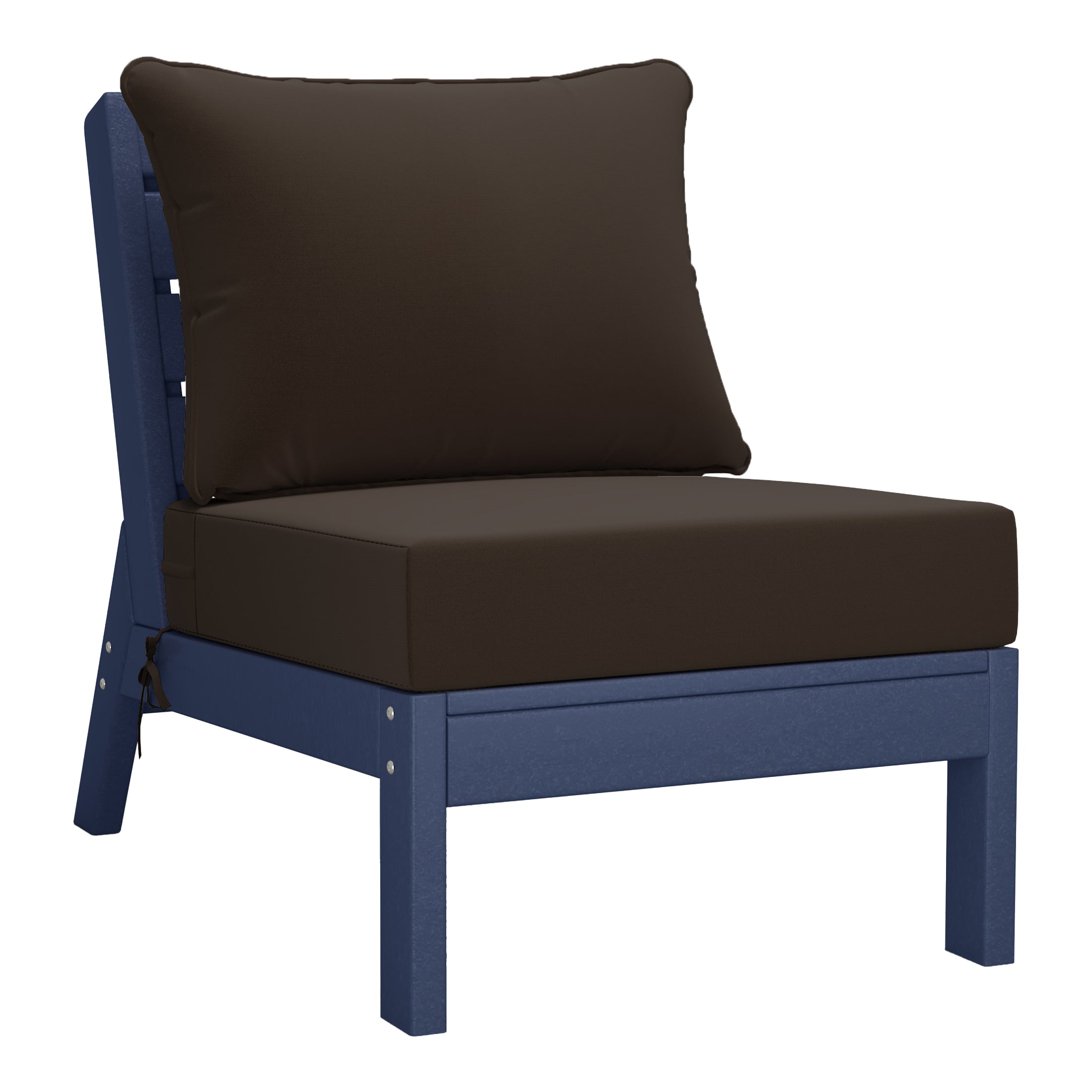 Portsmouth Outdoor Patio HDPE Sectional Sofa with Patio Cushions