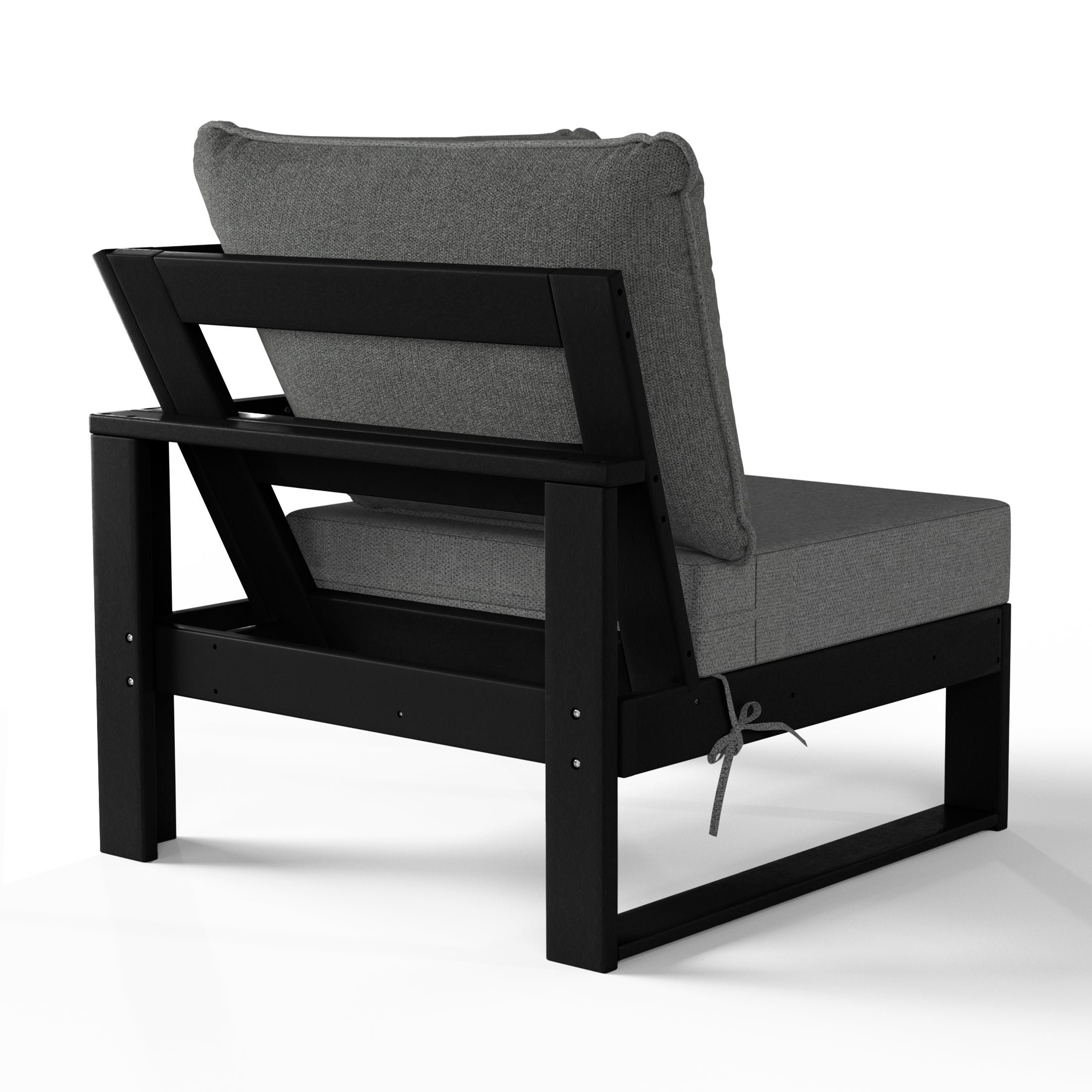 Rockaway Outdoor HDPE Sectional Corner Sofa Seat with Water-Proof Cushions