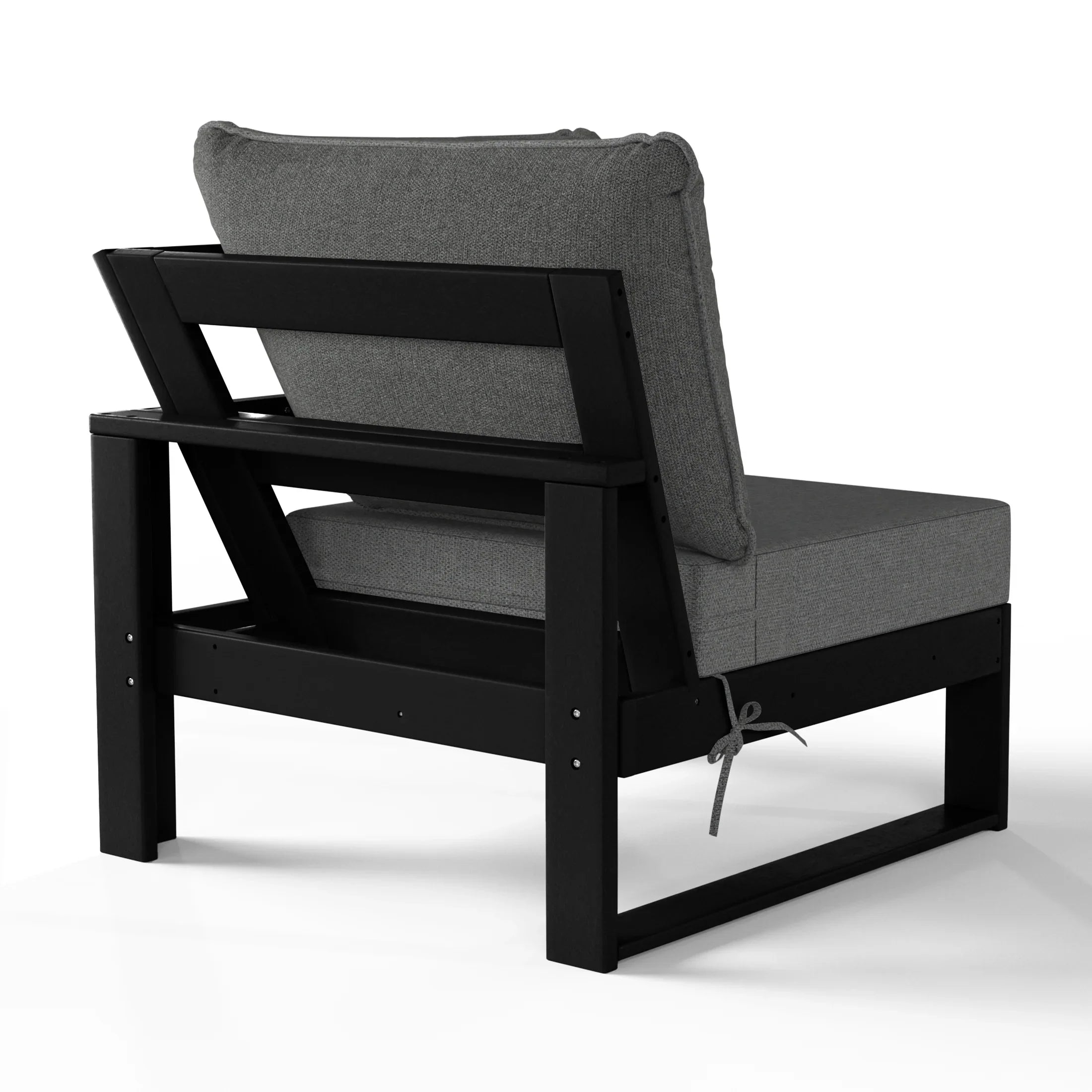 Rockaway Outdoor HDPE Sectional Corner Sofa Seat with Water-Proof Cushions