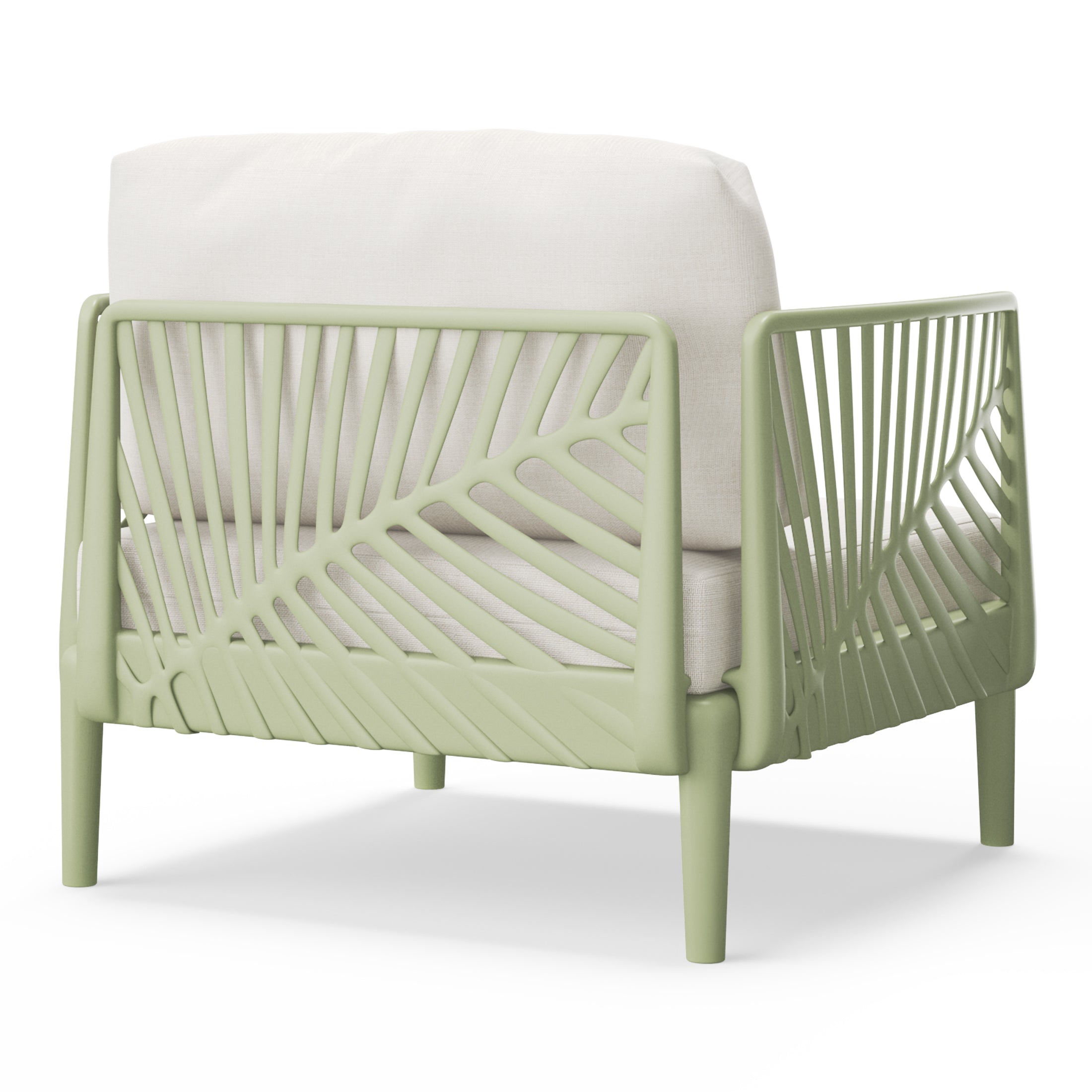 Sunshine Modern Outdoor Polypropylene Resin Deep Seating Patio Club Chair (Set of 2)