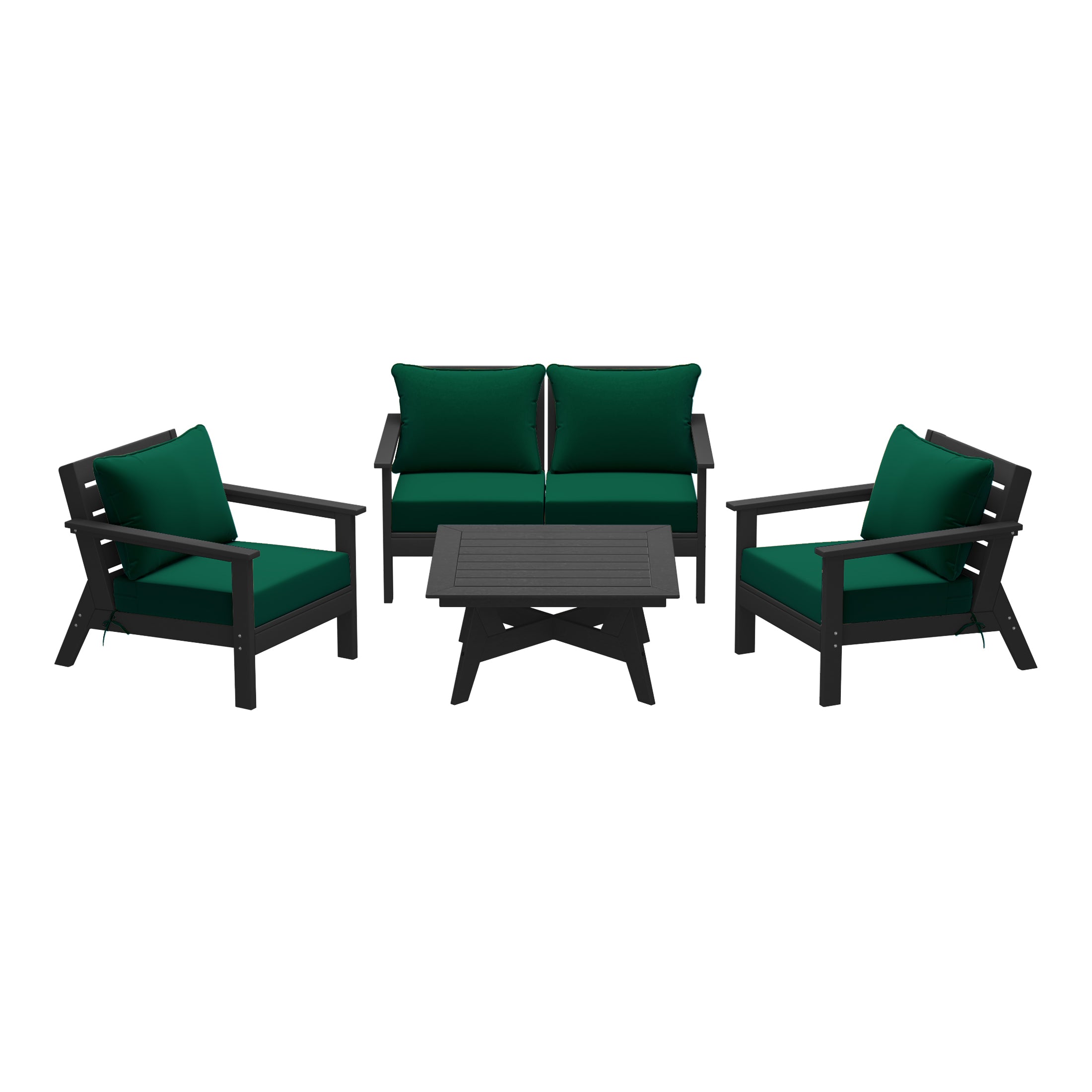 Portsmouth Outdoor 5-Piece Modular Sectional Patio Furniture Sofa Set