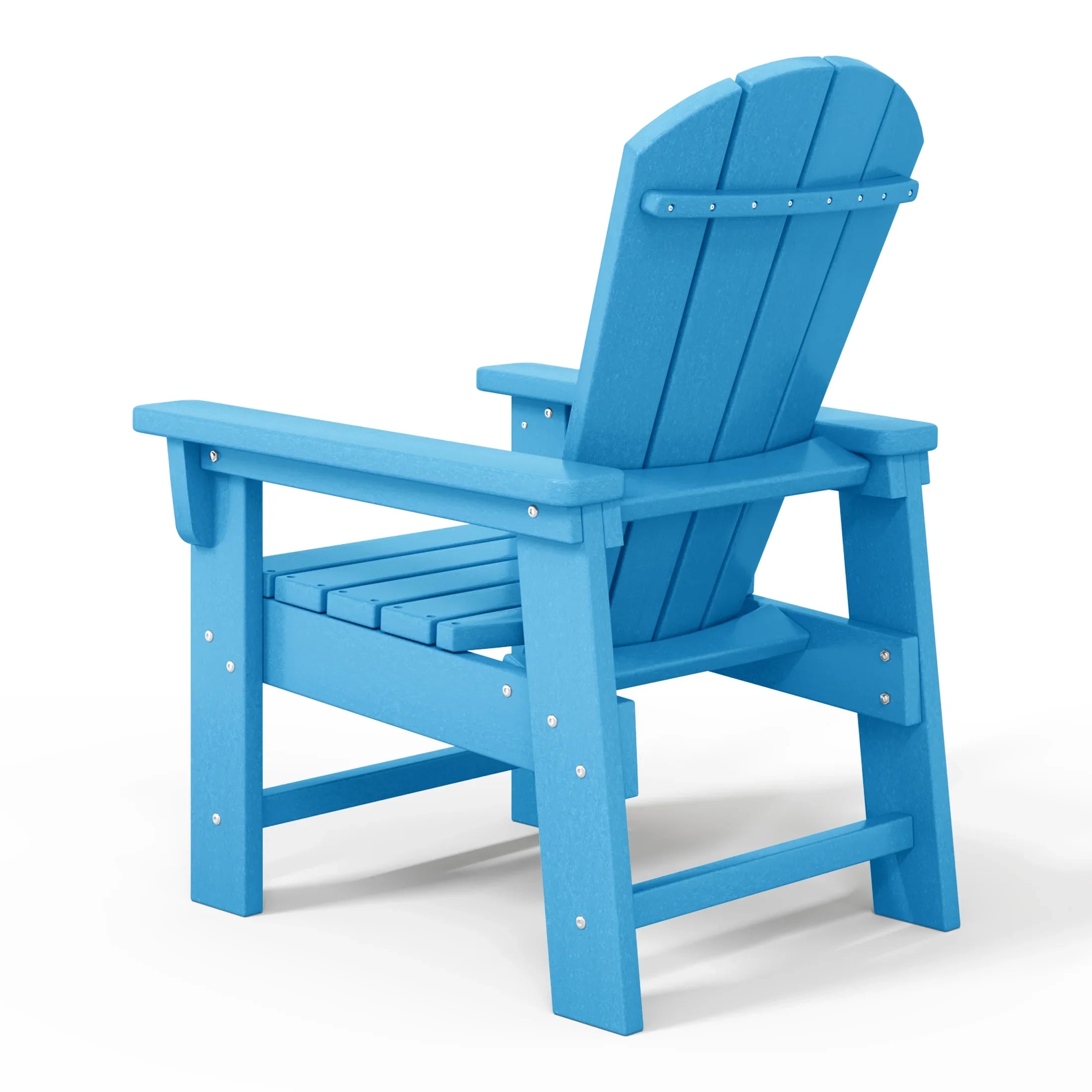 Paradise Kids Outdoor Adirondack Plastic Patio Chair (Set of 2)