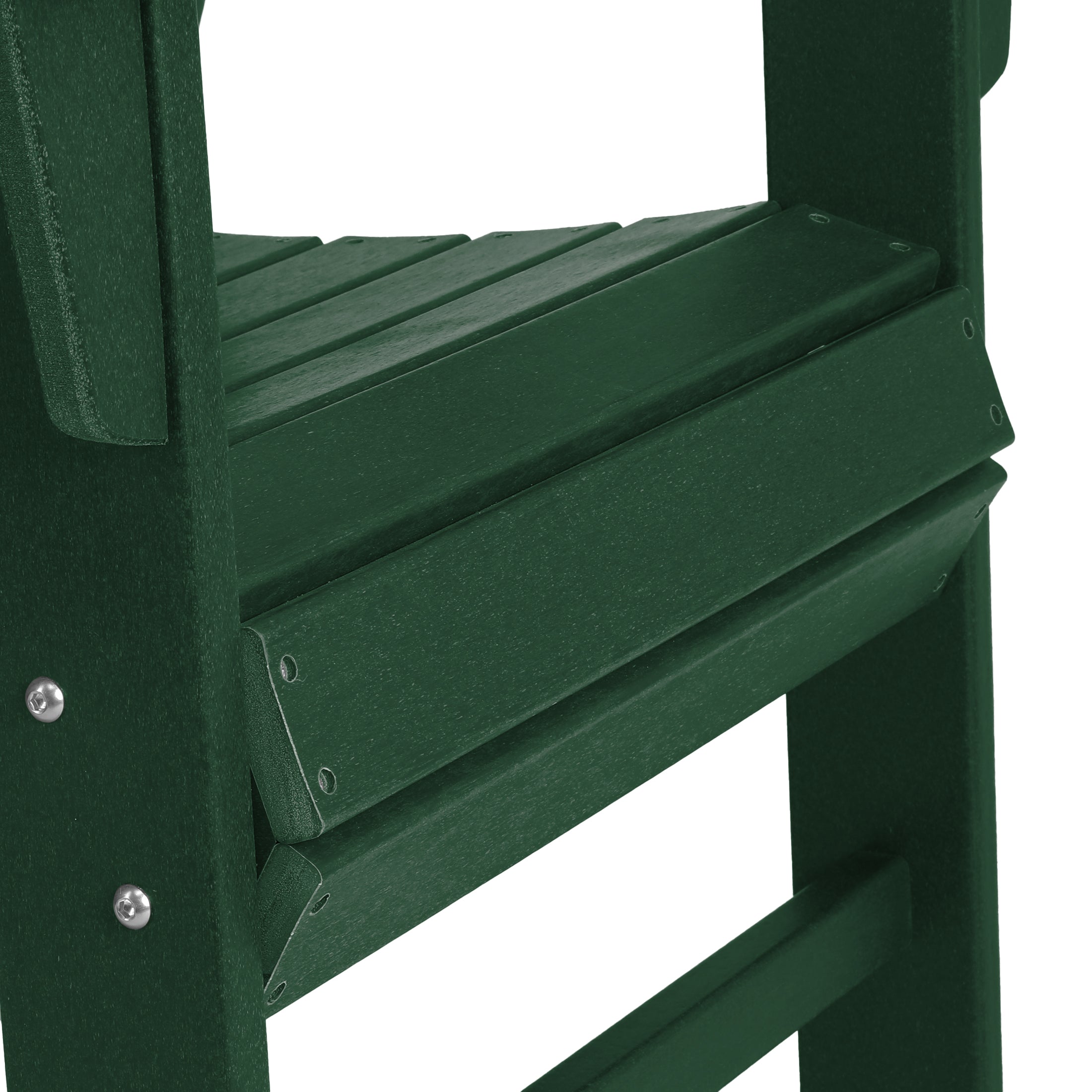 Palms Outdoor Patio HDPE Plastic Modern Adirondack Dining Chair