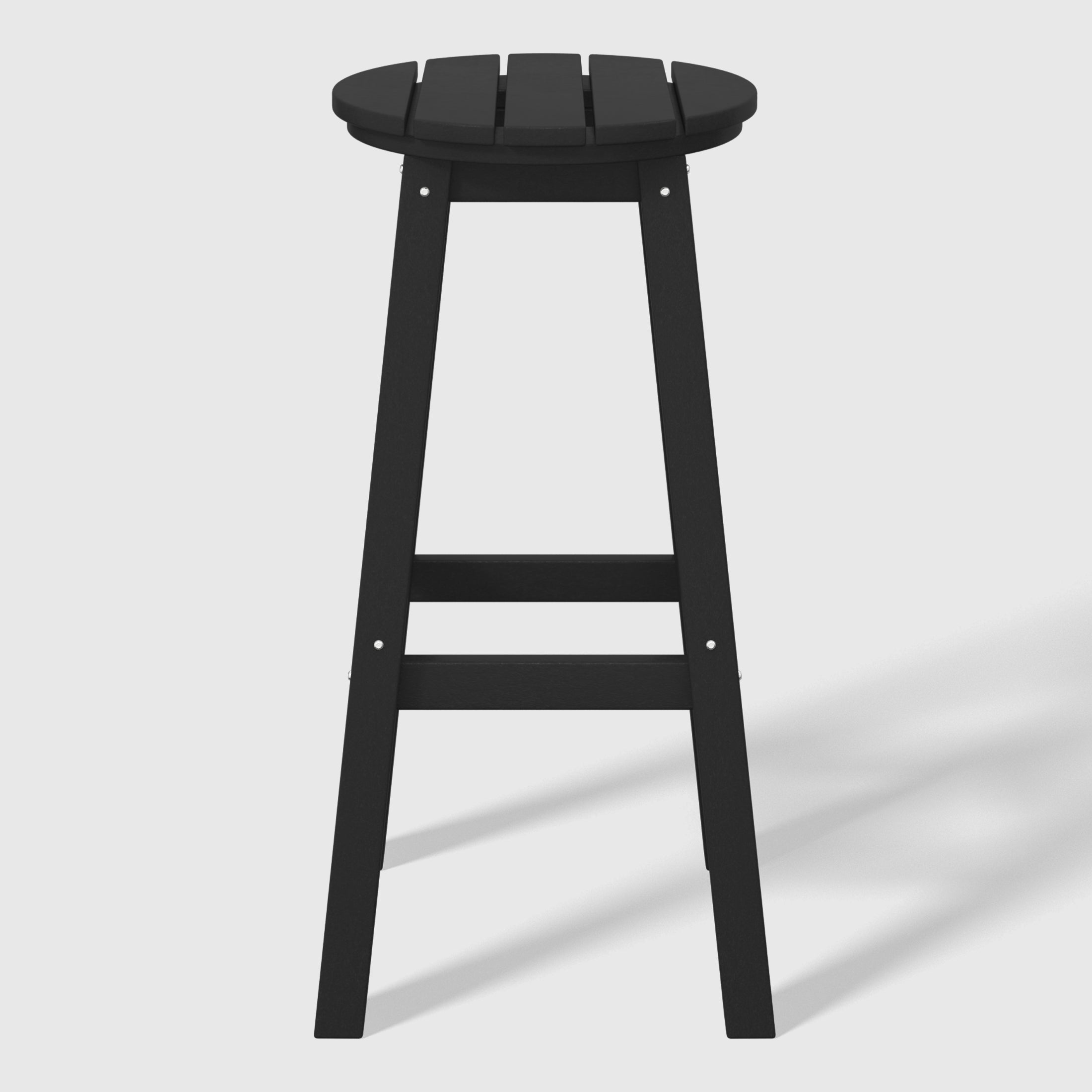 Paradise 29" HDPE Outdoor Patio Round Bar Stool Set of 3