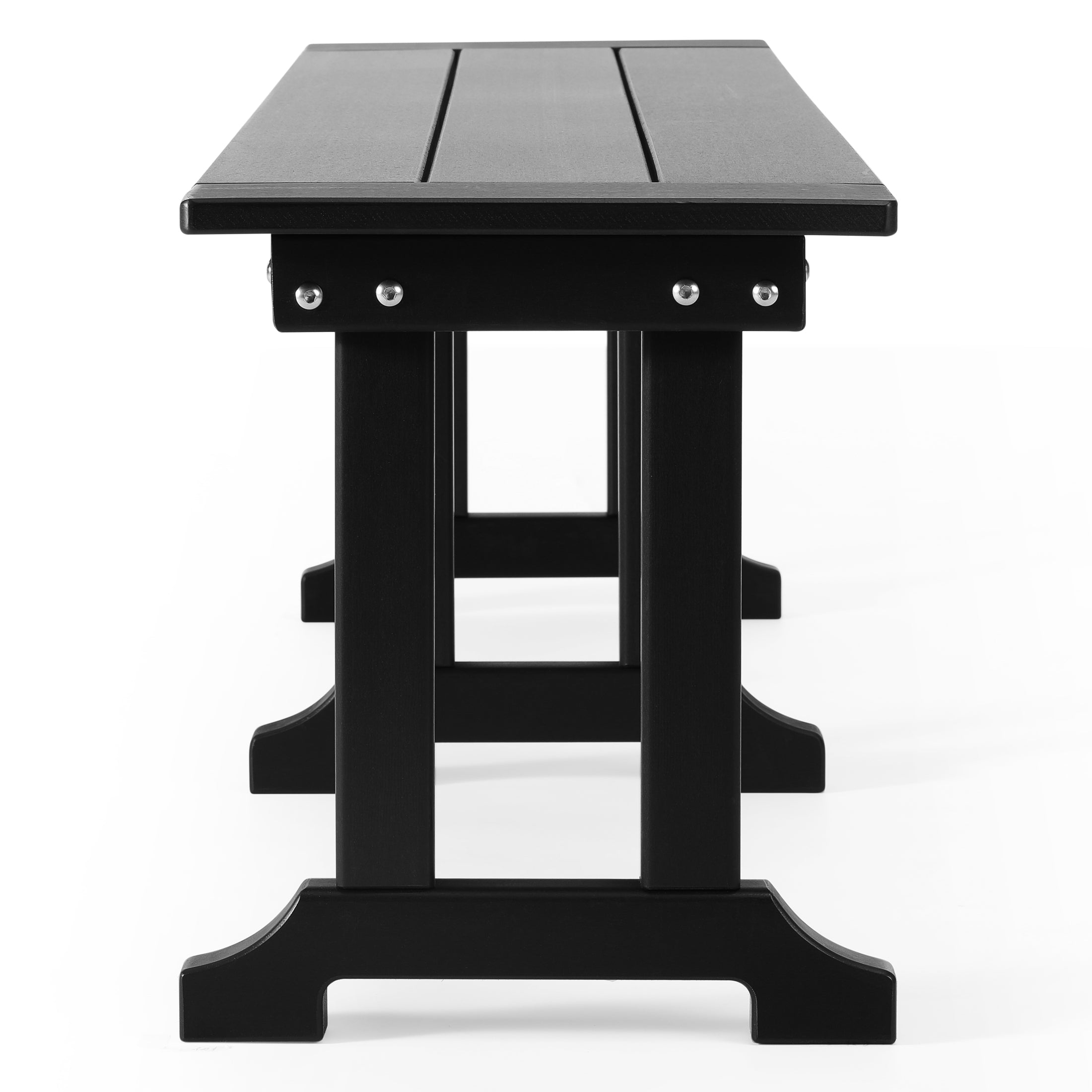 Paradise 65" Outdoor Patio Trestle Dining Bench