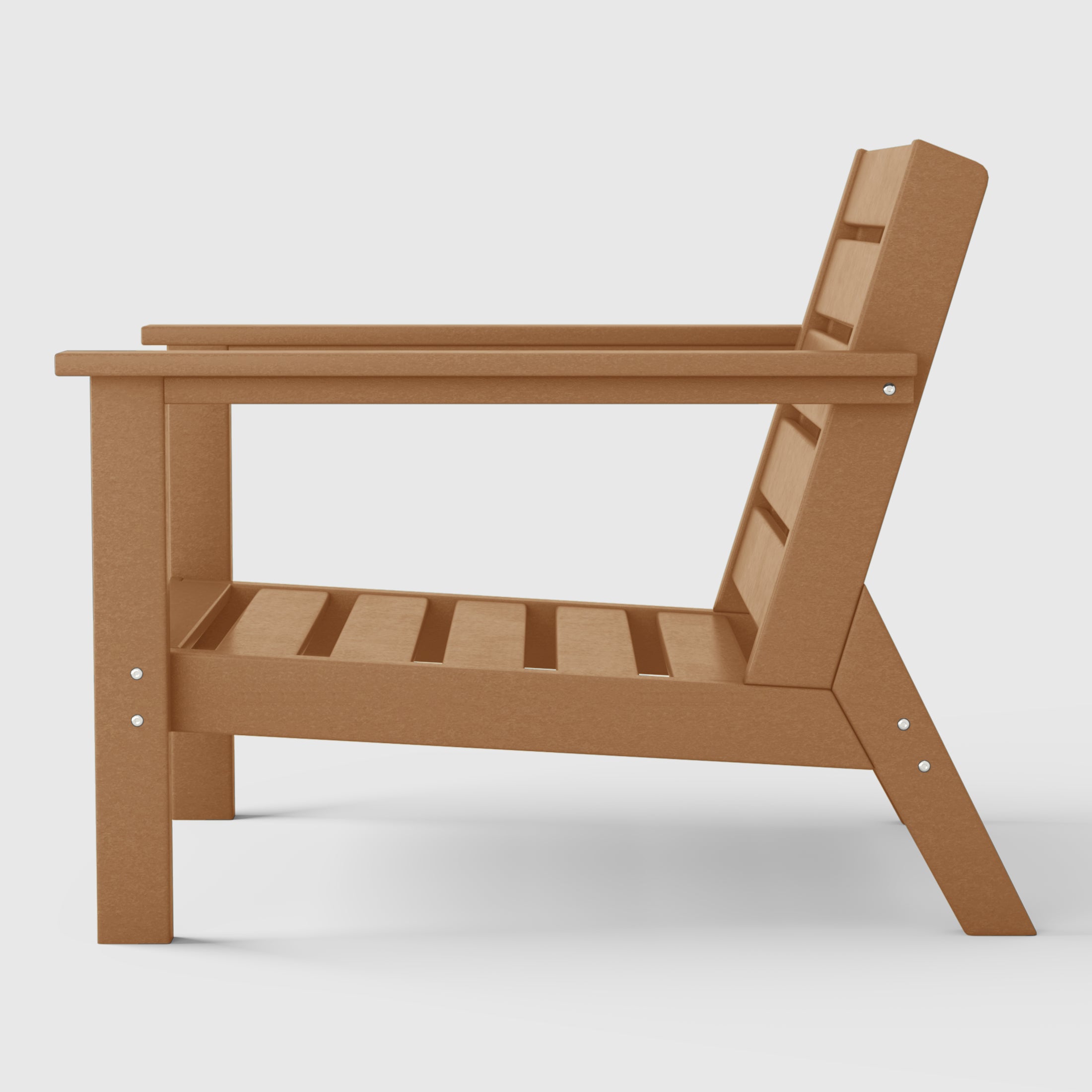 Portsmouth Outdoor Patio HDPE Deep Seating Armchair