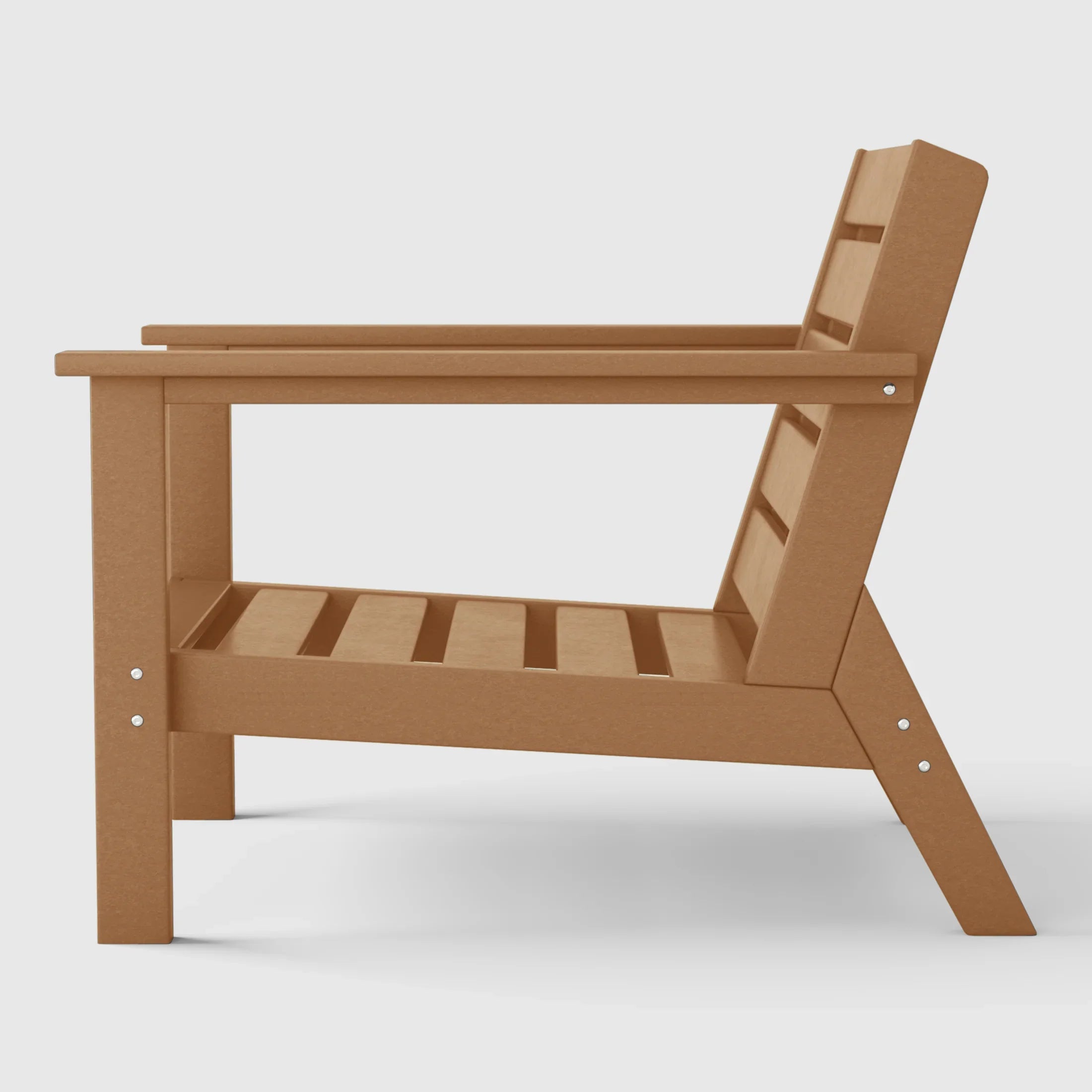 Portsmouth Outdoor Patio HDPE Deep Seating Armchair