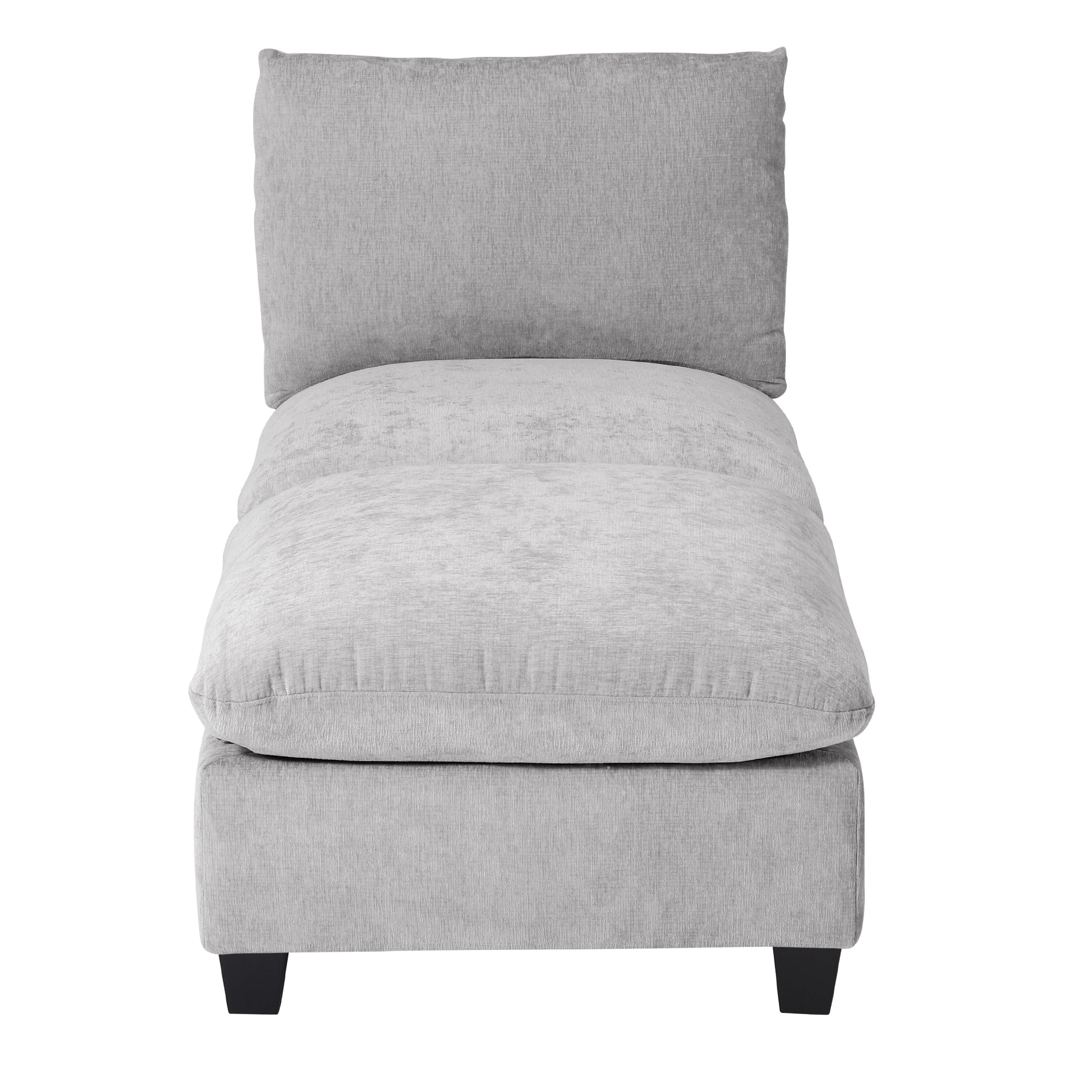 Springfield 68.5" Chenille Upholstered Indoor Chaise Lounge Chair
