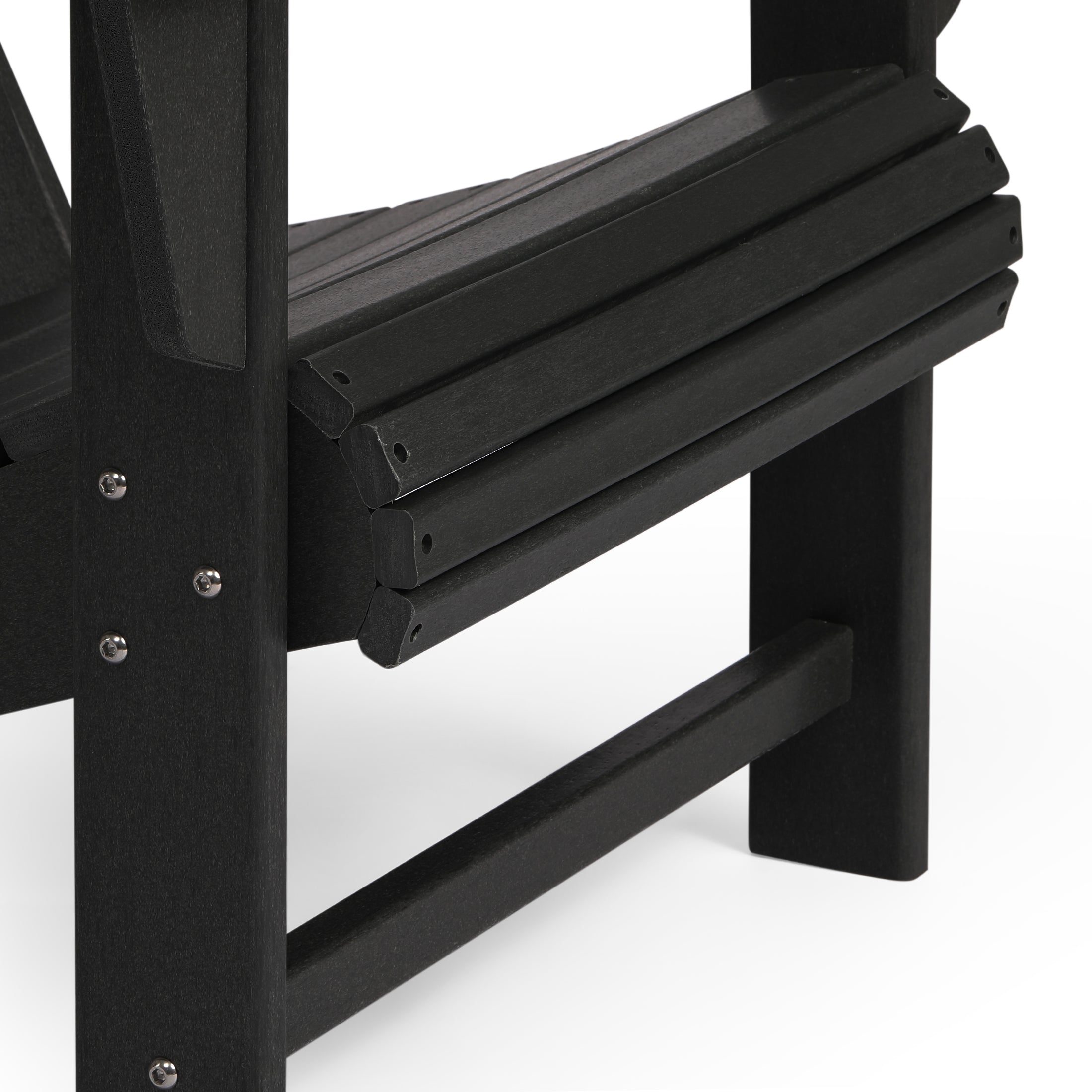 Lakeview 7-Piece HDPE Outdoor Patio Furniture Adirondack Conversation Set