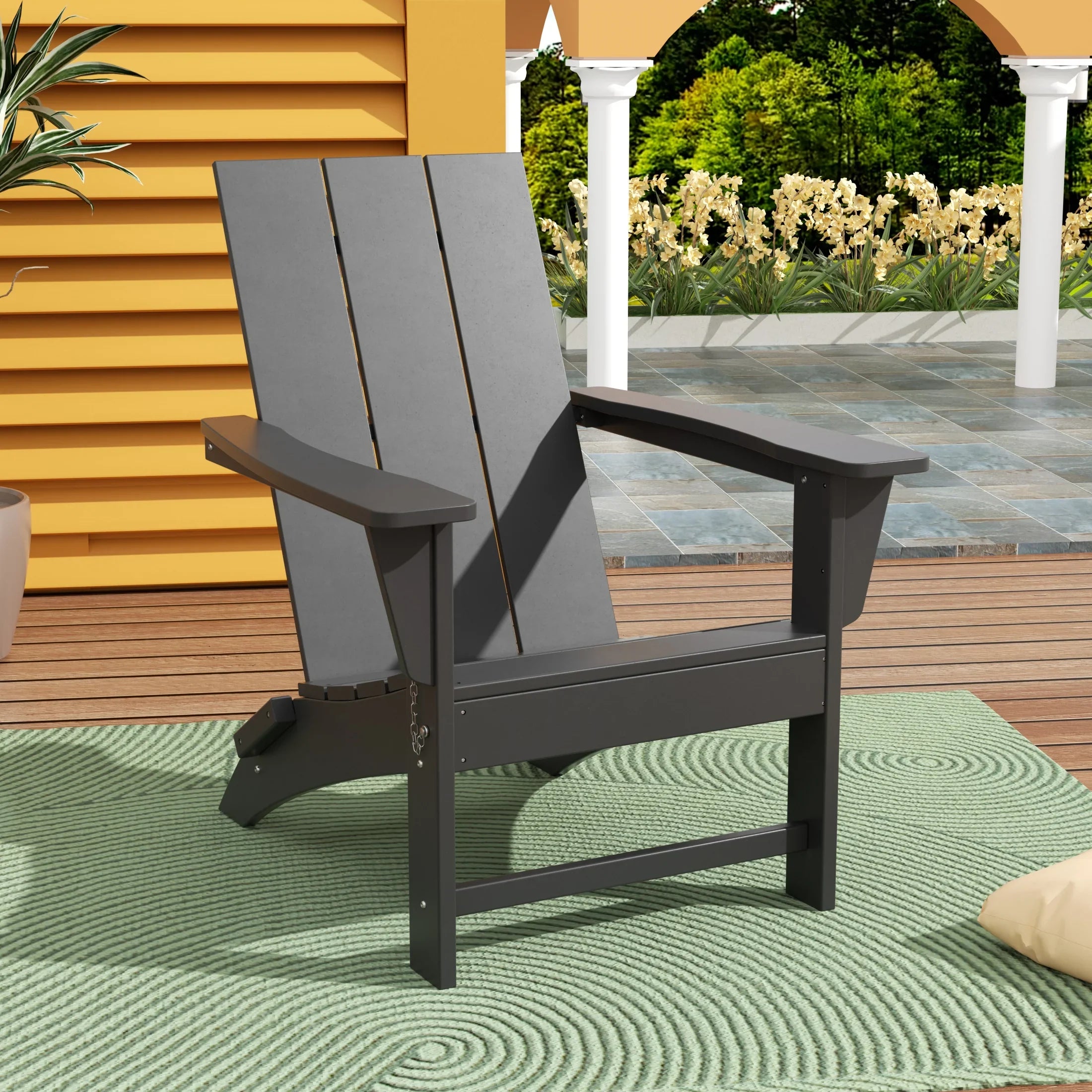 Palms Modern Outdoor Folding Adirondack Chair
