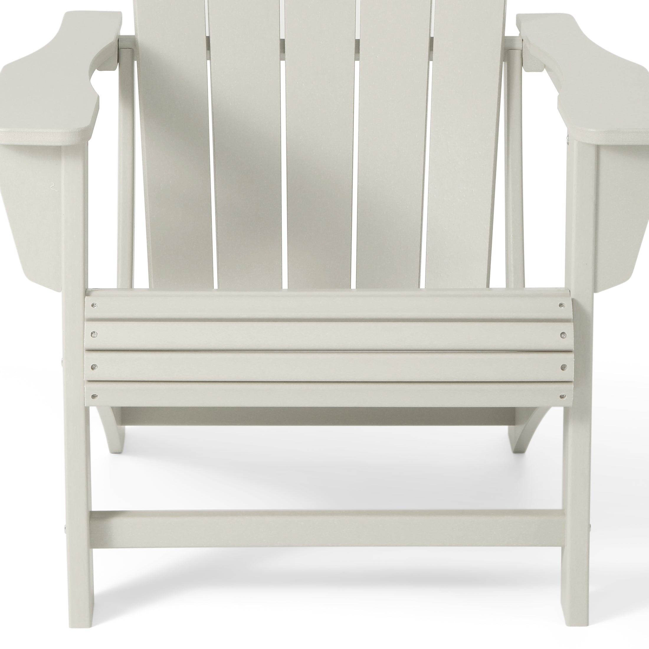 Lakeview Outdoor Patio HDPE Adirondack Chair With Cup Holder