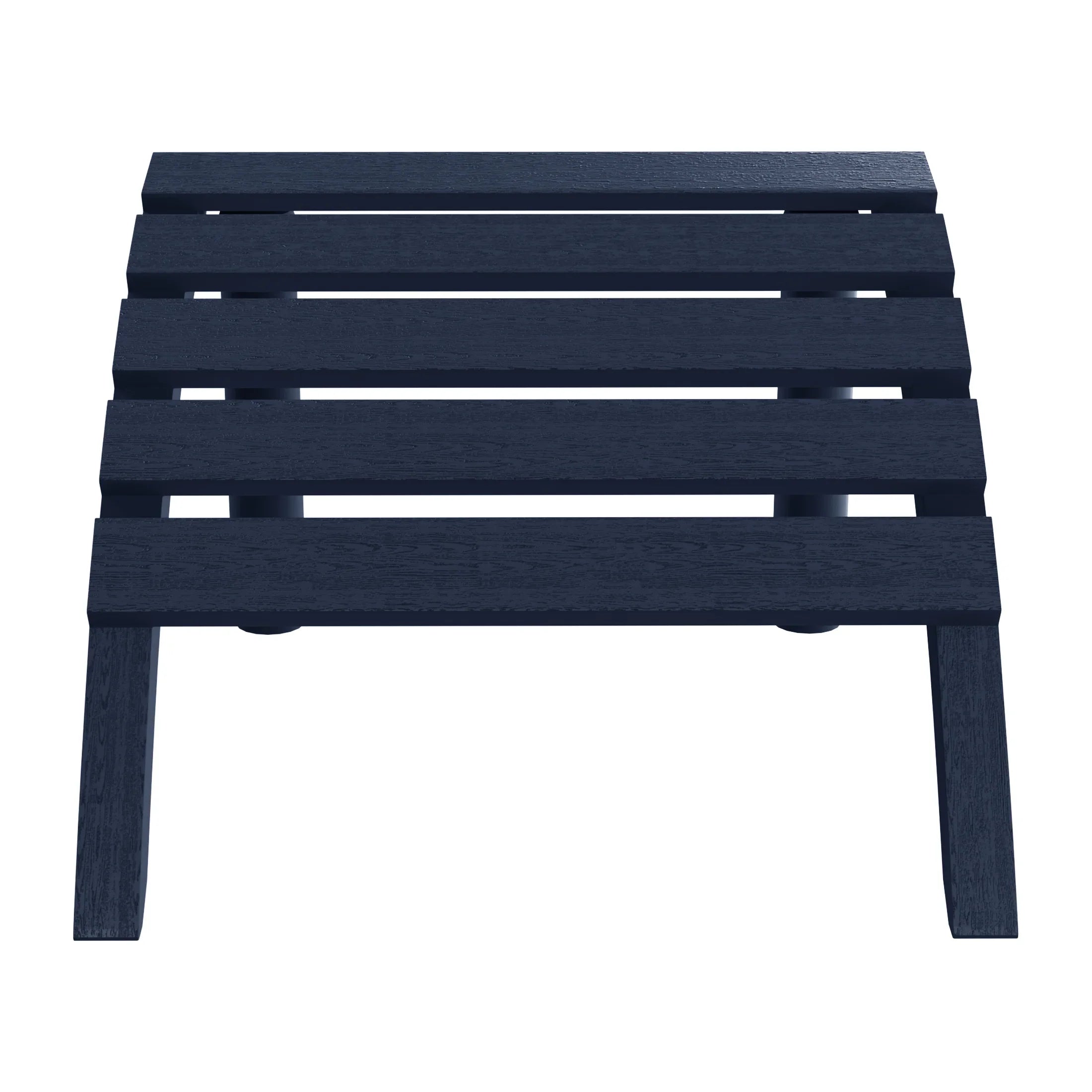 Cayman Outdoor Patio HDPE Adirondack Ottoman Footrest