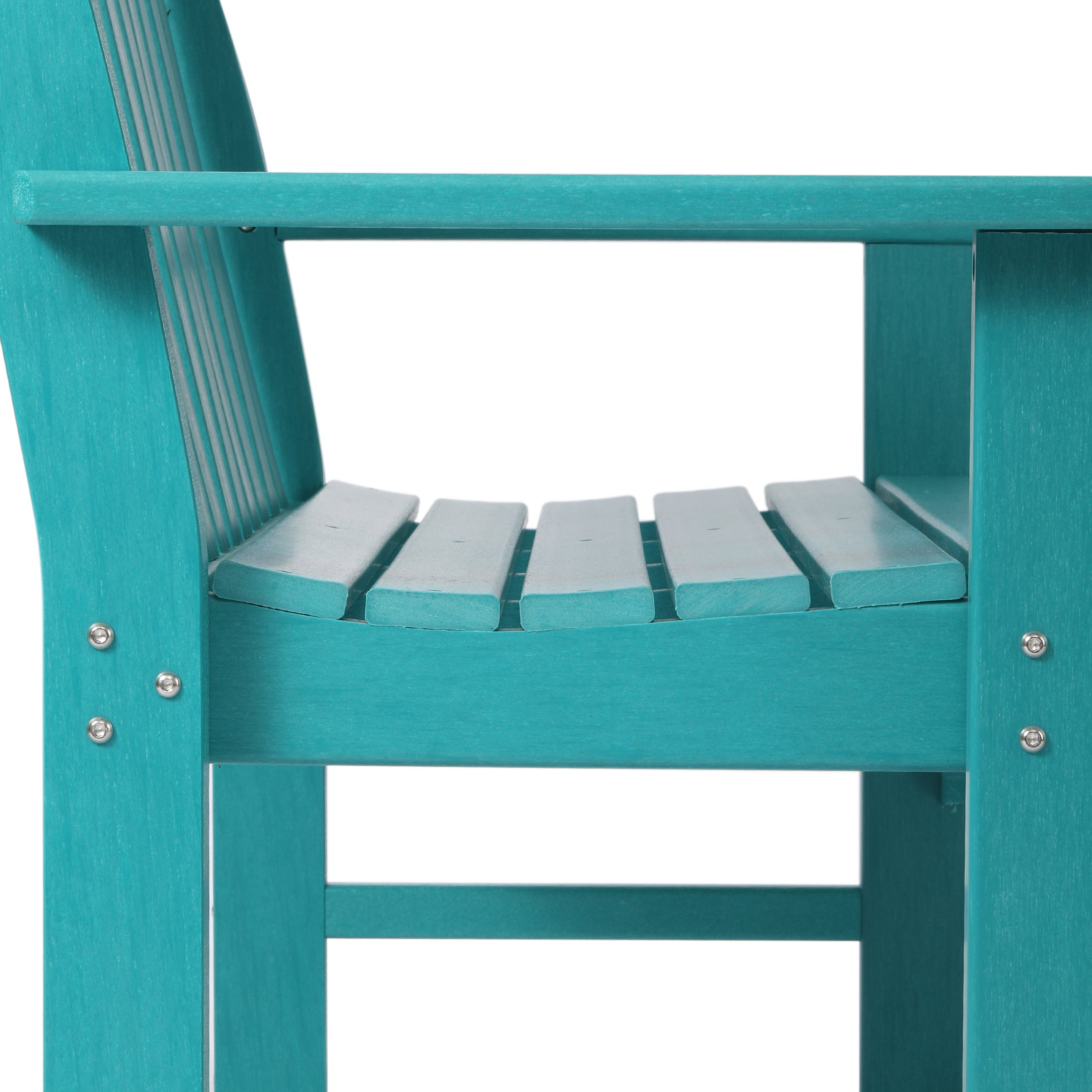 Paradise 5-Piece HDPE Outdoor Patio Furniture Couch and Rocking Chair Set
