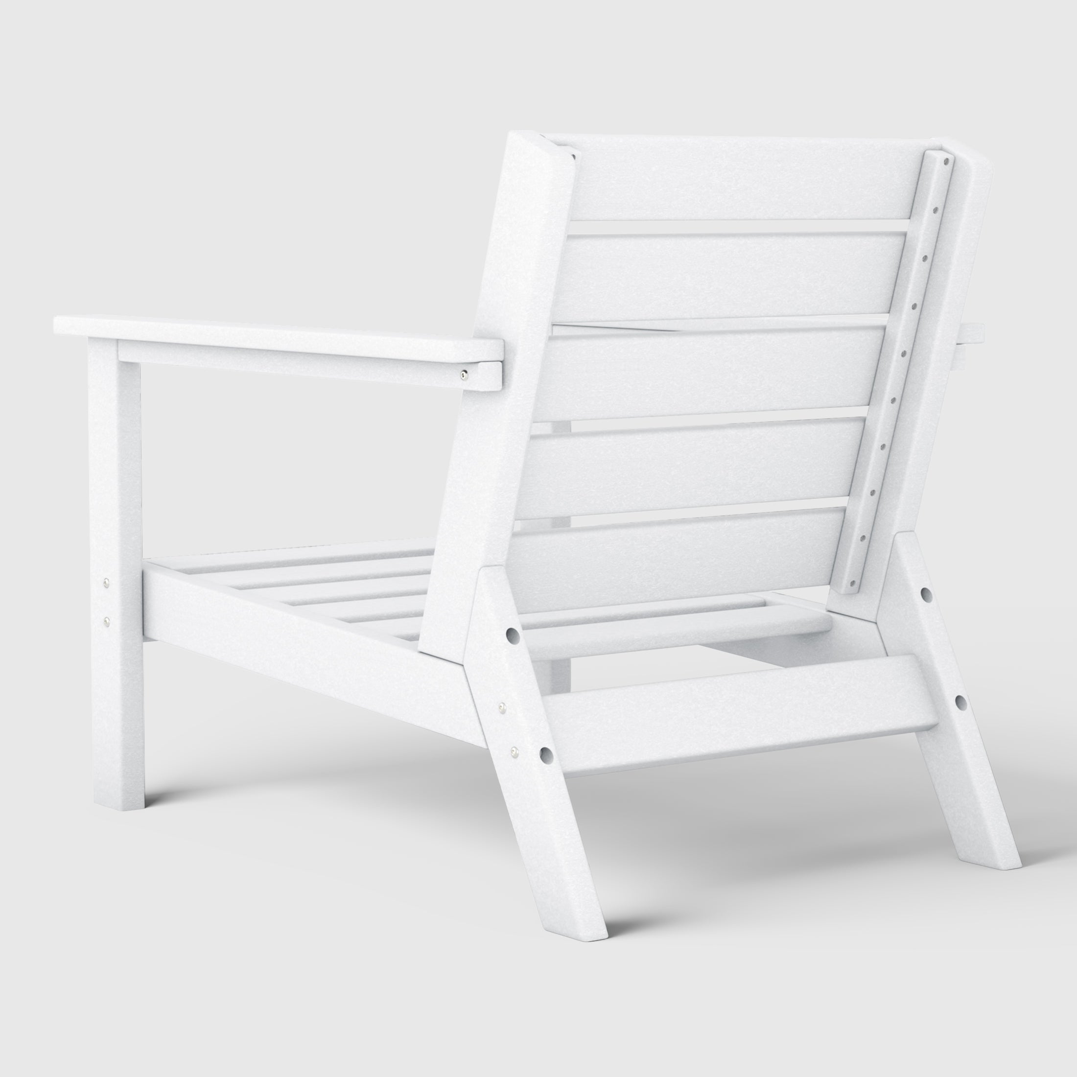 Portsmouth Outdoor Patio HDPE Deep Seating Armchair