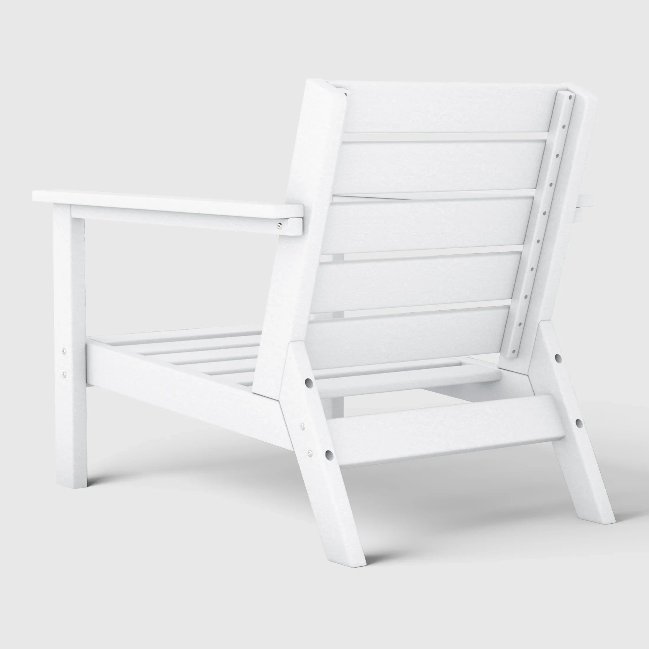 Portsmouth Outdoor Patio HDPE Deep Seating Armchair